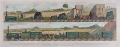 "Traveling on the Liverpool & Manchester Railroad, 1831, " Raphael Tuck & Son