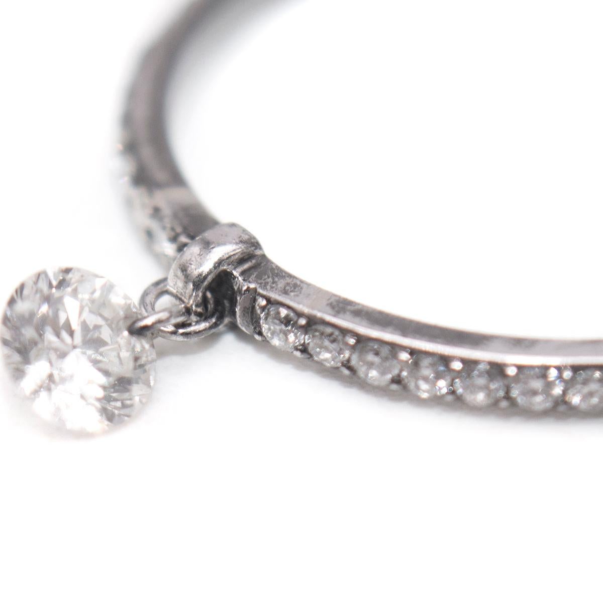 Raphaele Canot 18 Karat Weißgold & Weißer Diamantring mit Pavé-Fassung Damen im Angebot