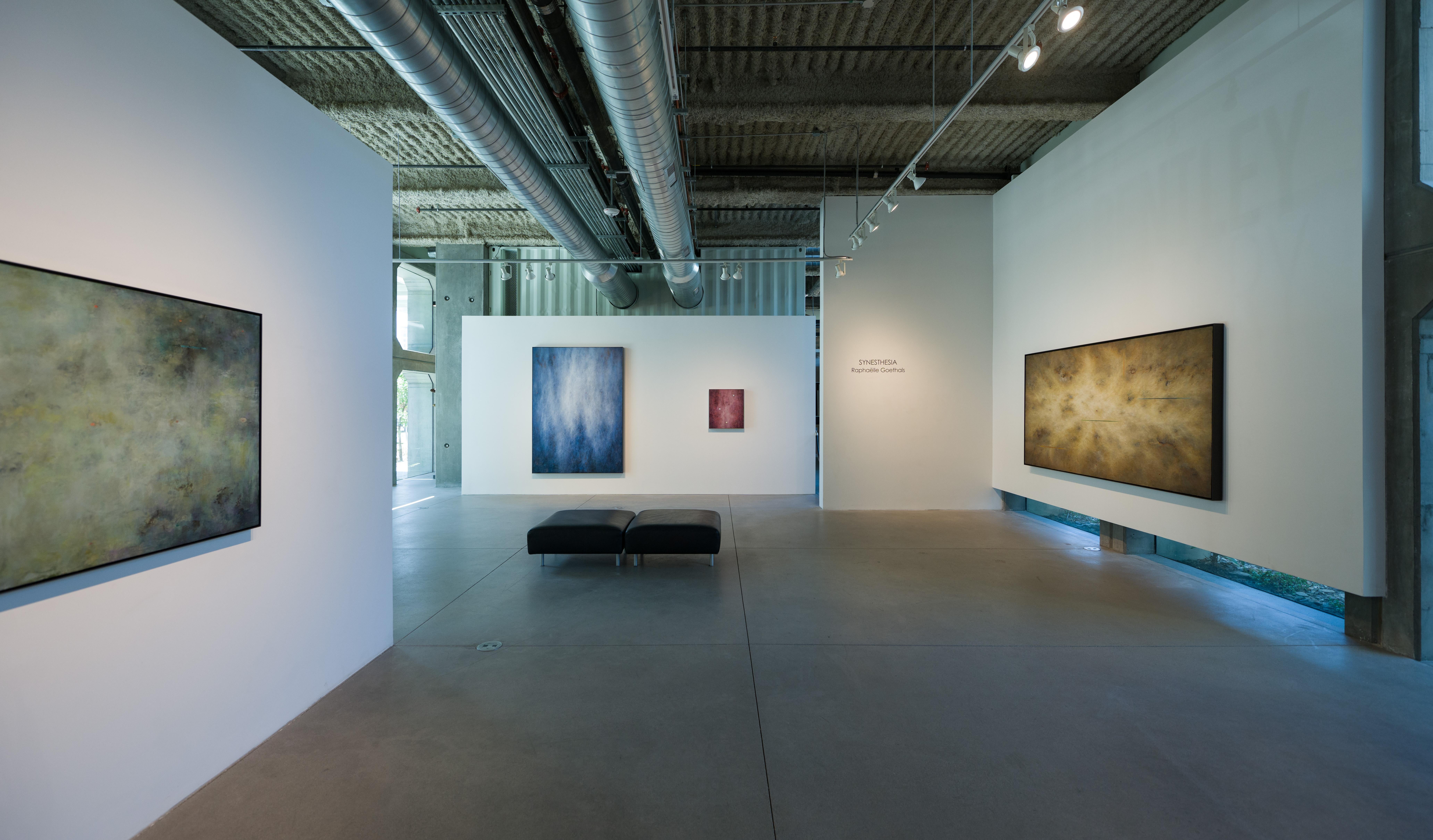 encaustic and oil on panel, framed

Focusing on painting as a space of exploration, Raphaëlle Goethals has worked with wax, resin, and pigments as her signature medium for over twenty years. She established her vocabulary in the form of distinctive