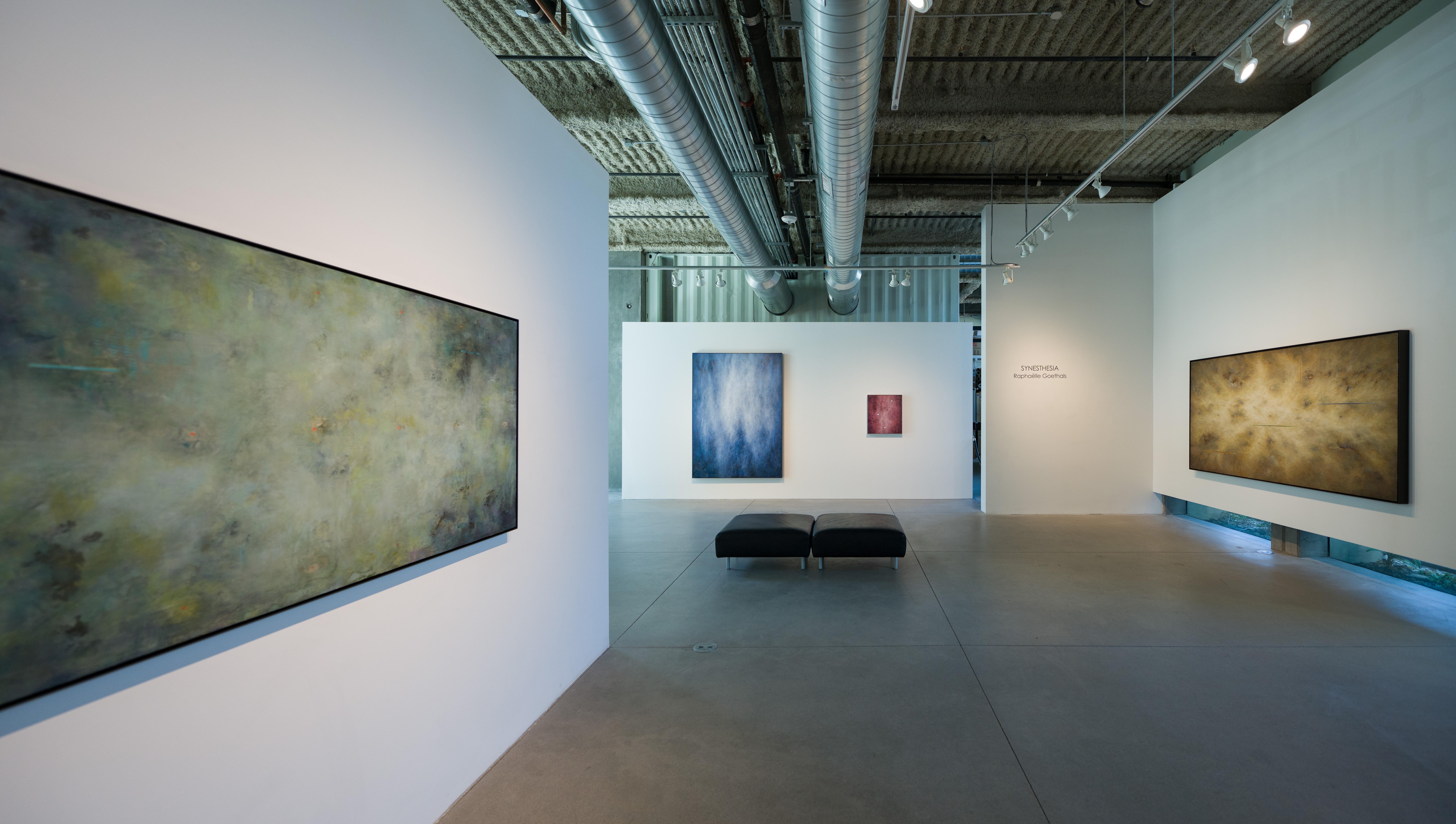 encaustic and oil on panel, framed

Focusing on painting as a space of exploration, Raphaëlle Goethals has worked with wax, resin, and pigments as her signature medium for over twenty years. She established her vocabulary in the form of distinctive