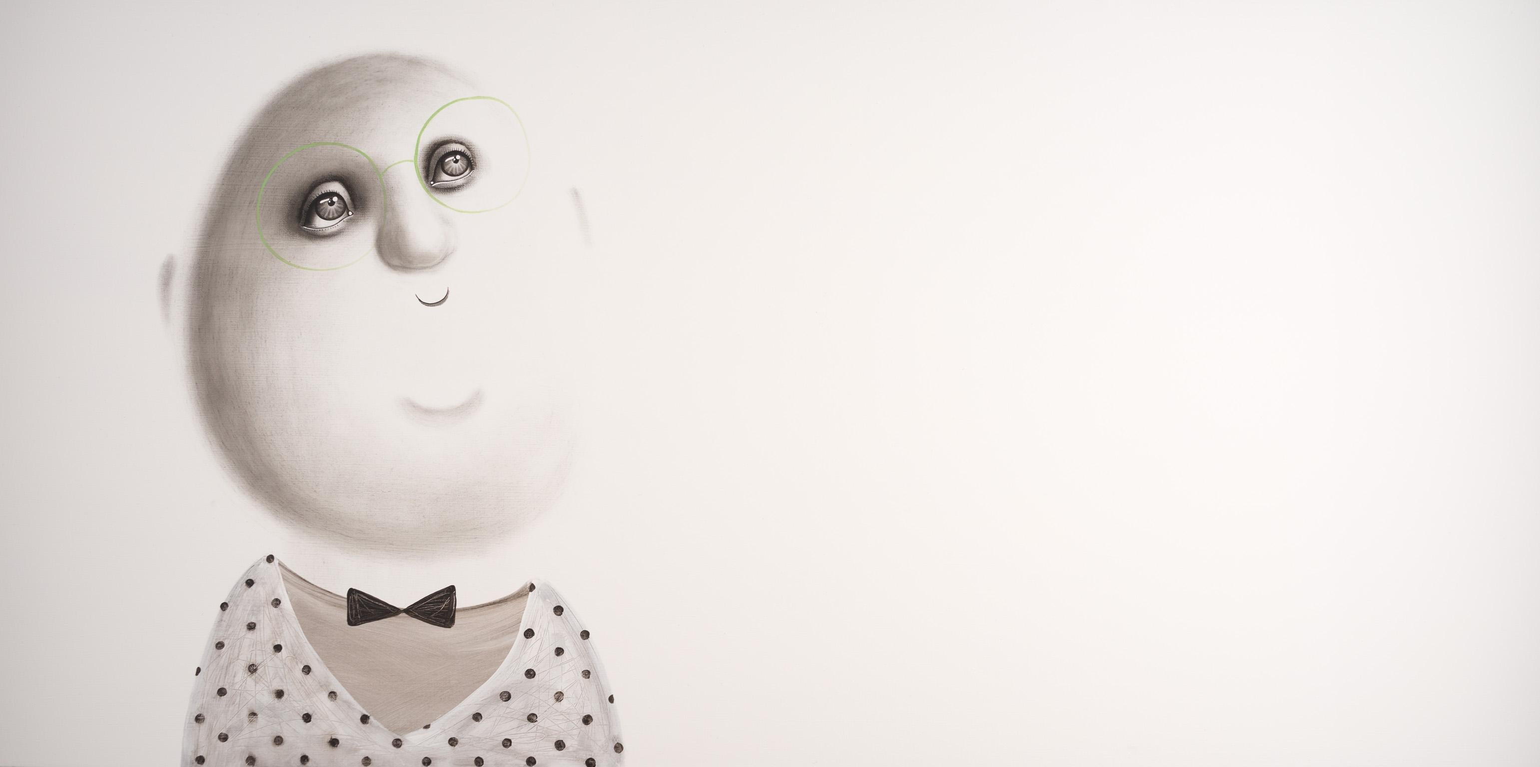 Shawn - Painting by Raphaelle Seguin