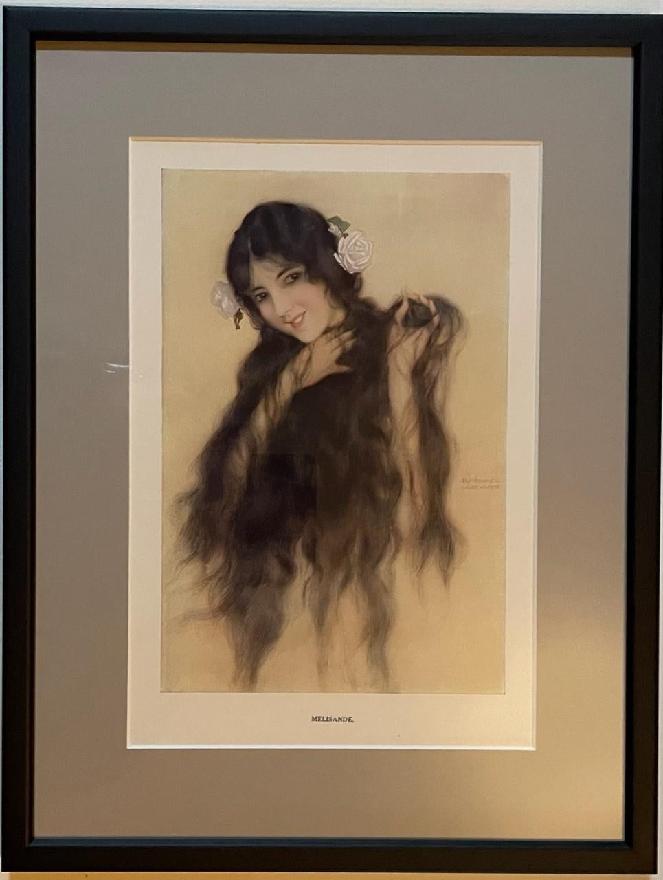 Rapheal Kirchner, a Wonderful Set of Fully Framed Prints, 1918 In Excellent Condition In Pewsey, GB