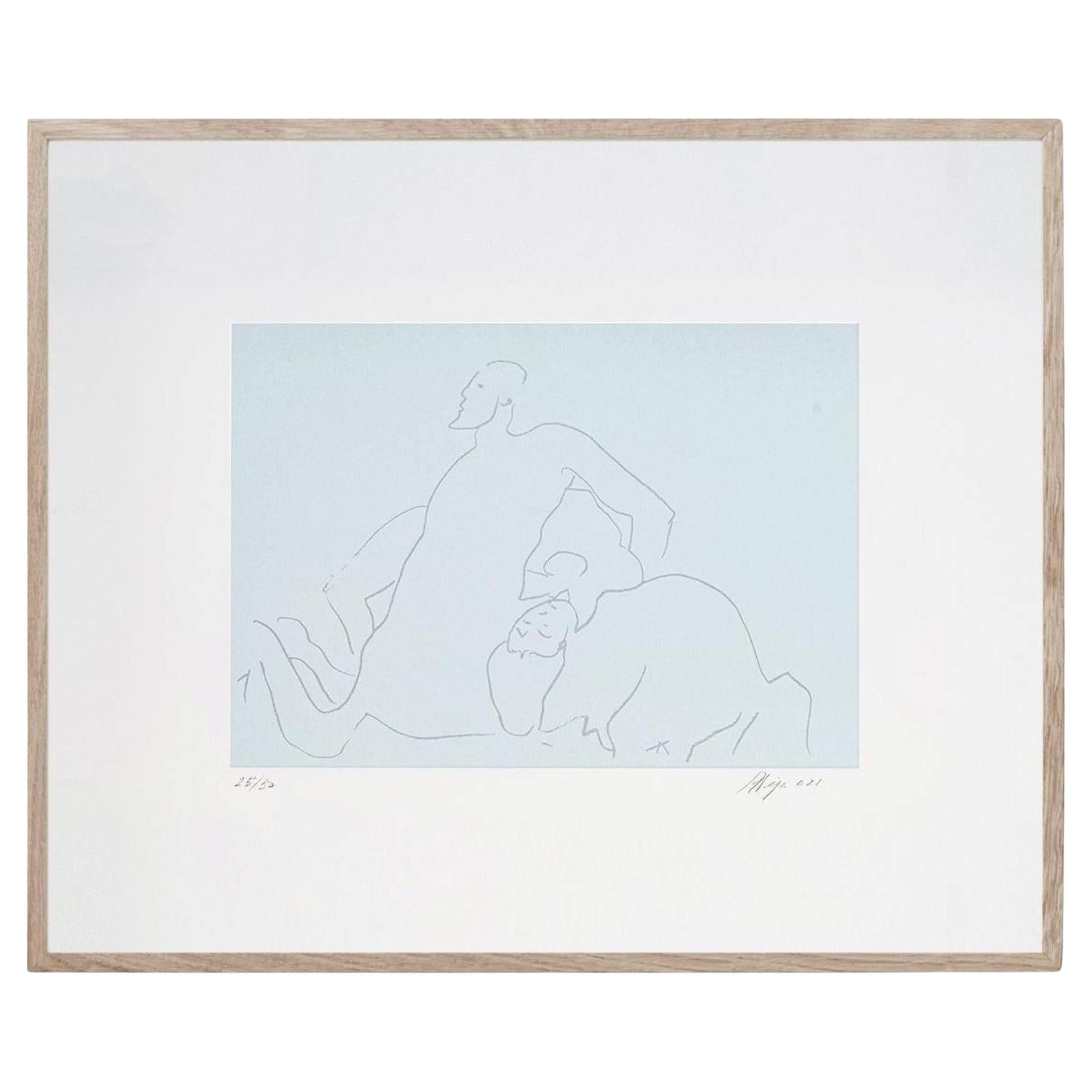 "Rapto" Siebdruck von Álvaro Siza Vieira