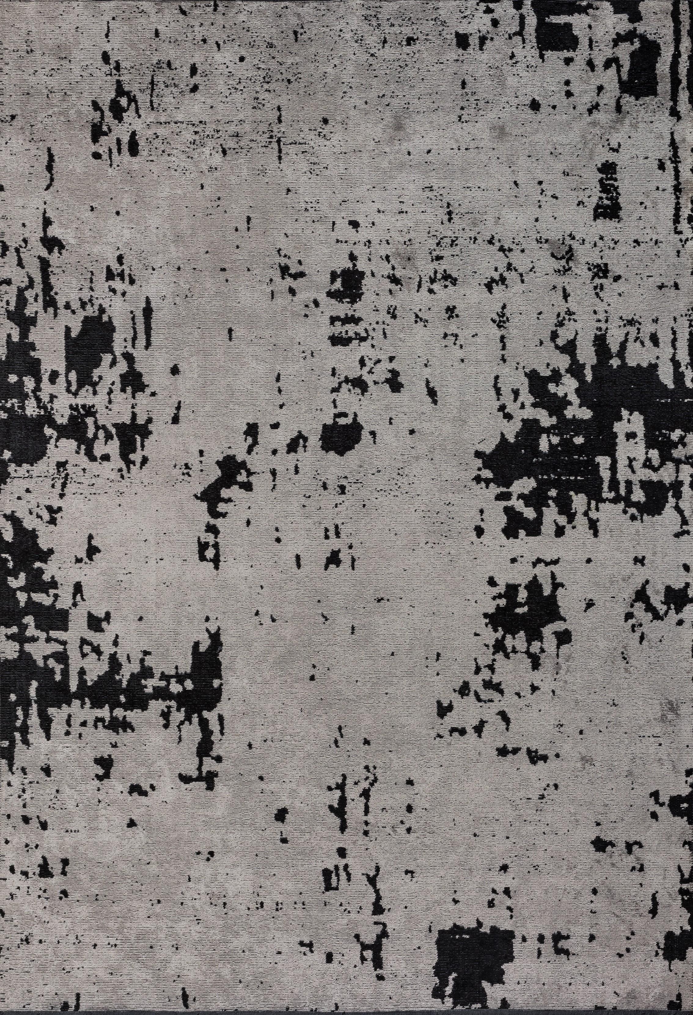 For Sale:  (Gray) Modern  Abstract Luxury Hand-Finished Area Rug