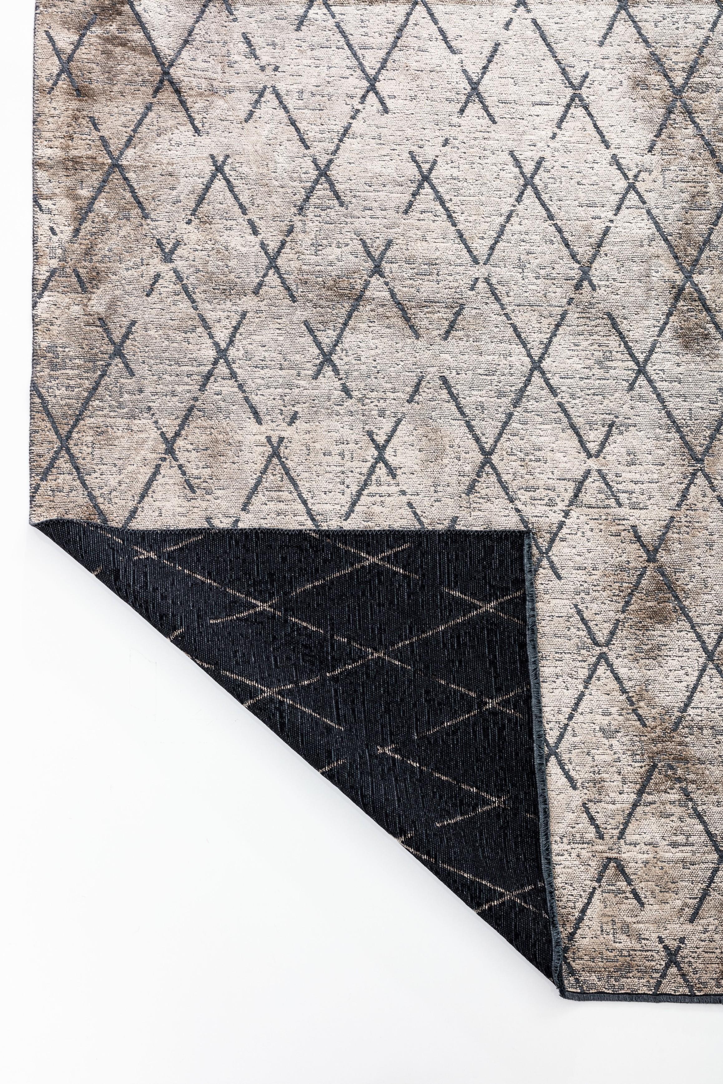 En vente :  (Gris) Moderne  Tapis de luxe Argyle 3