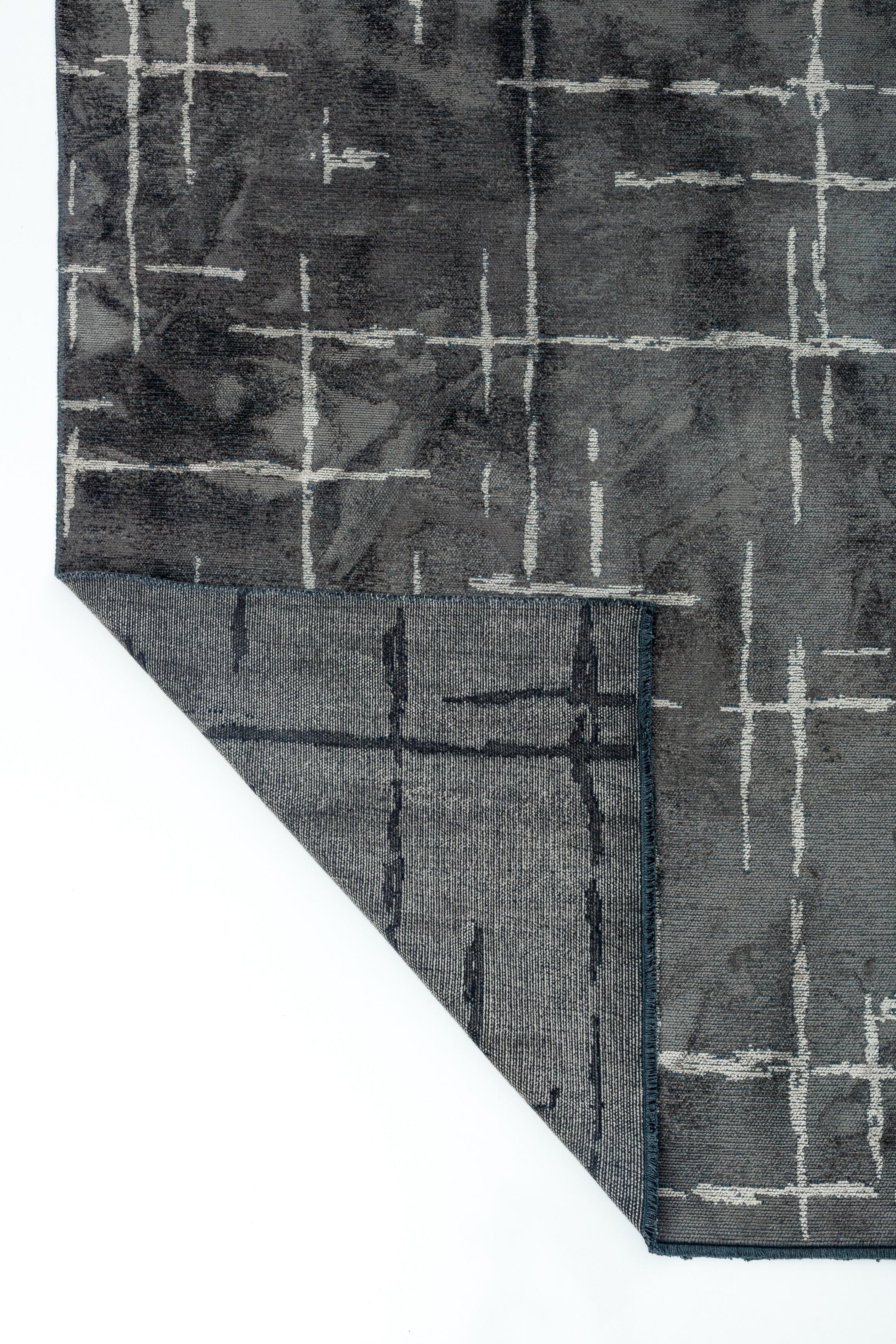 For Sale:  (Gray) Contemporary Geometric Luxury Area Rug 3