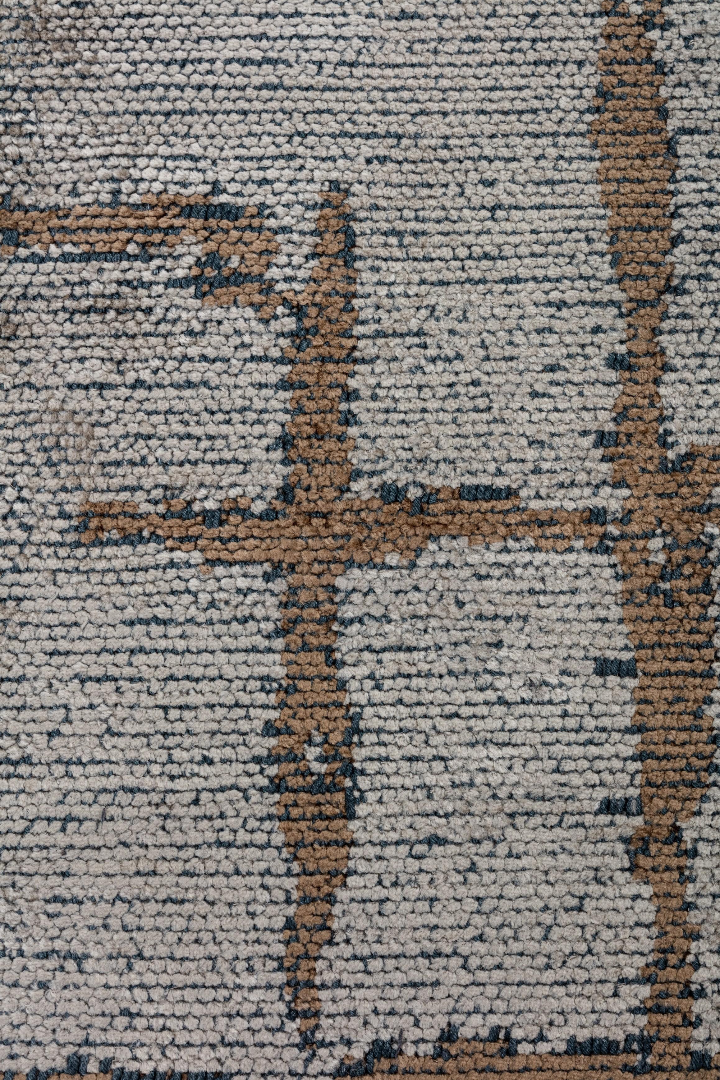 For Sale:  (Brown) Contemporary Geometric Luxury Area Rug 5