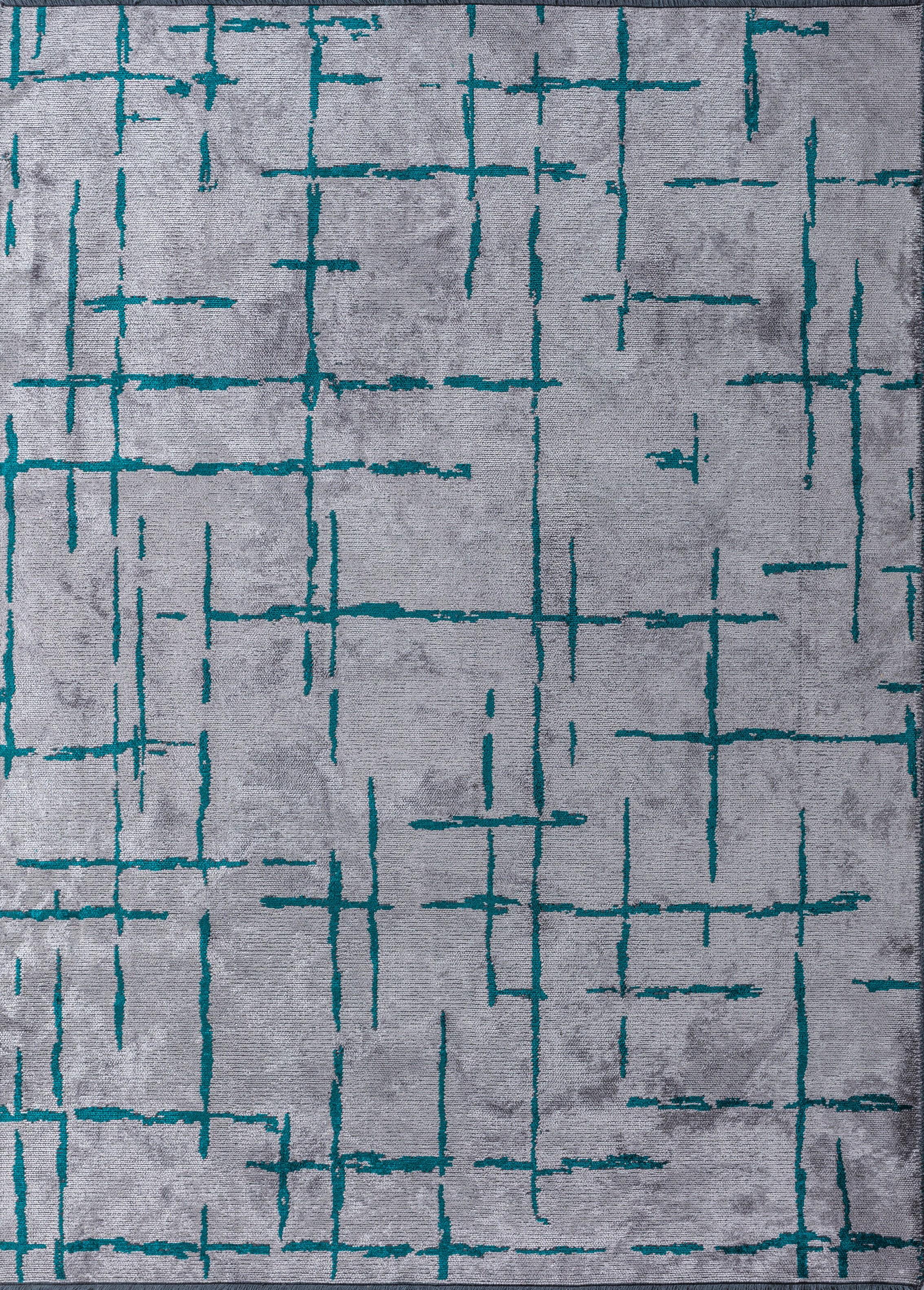 For Sale:  (Green) Contemporary Geometric Luxury Area Rug