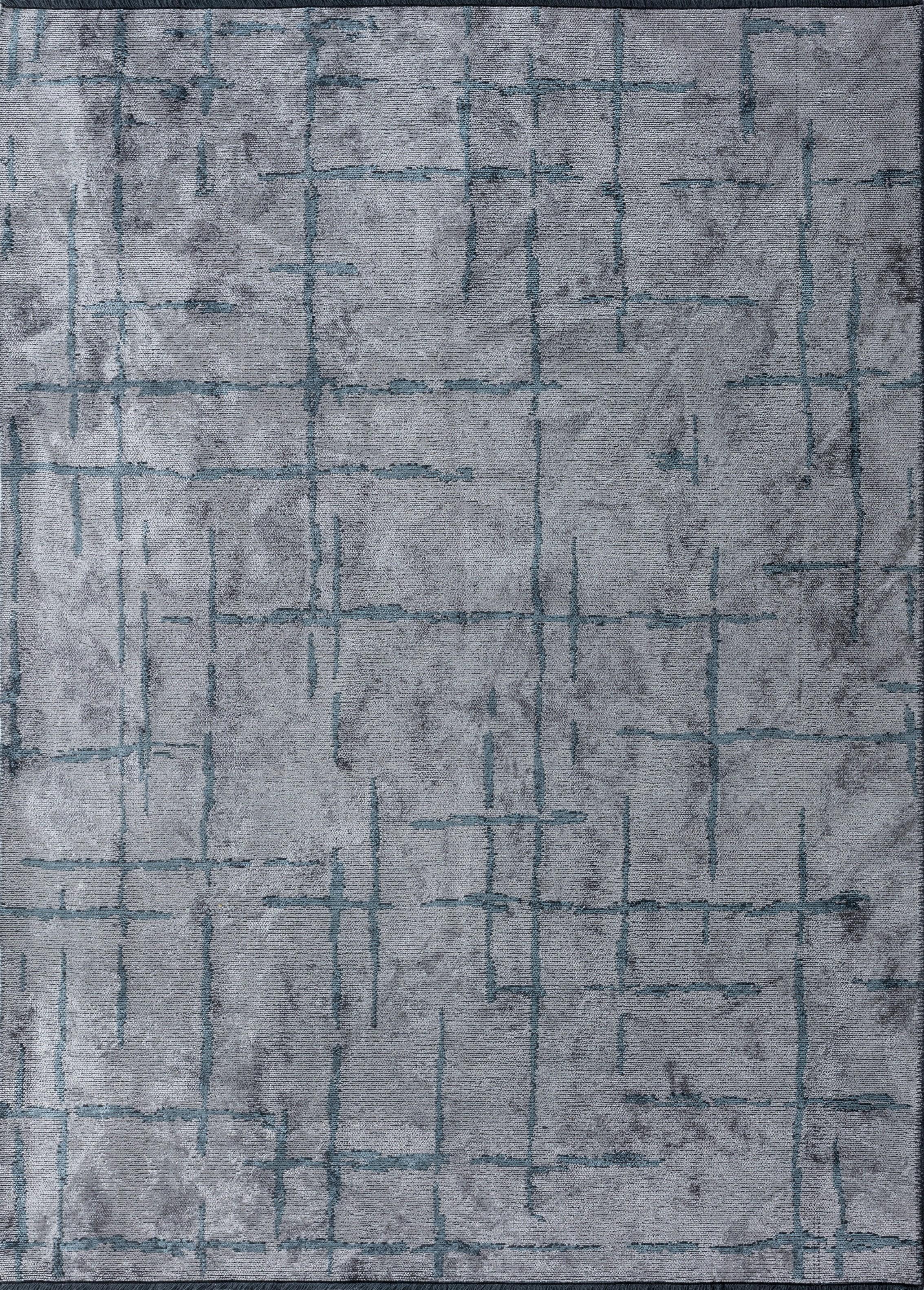 For Sale:  (Gray) Modern  Geometric Luxury Area Rug