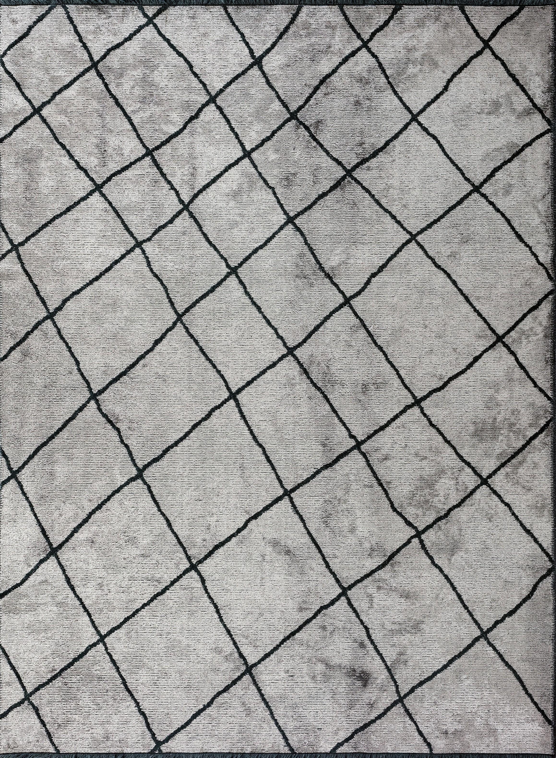 Im Angebot: Moderner marokkanischer Luxus-Teppichboden,  (Grau)