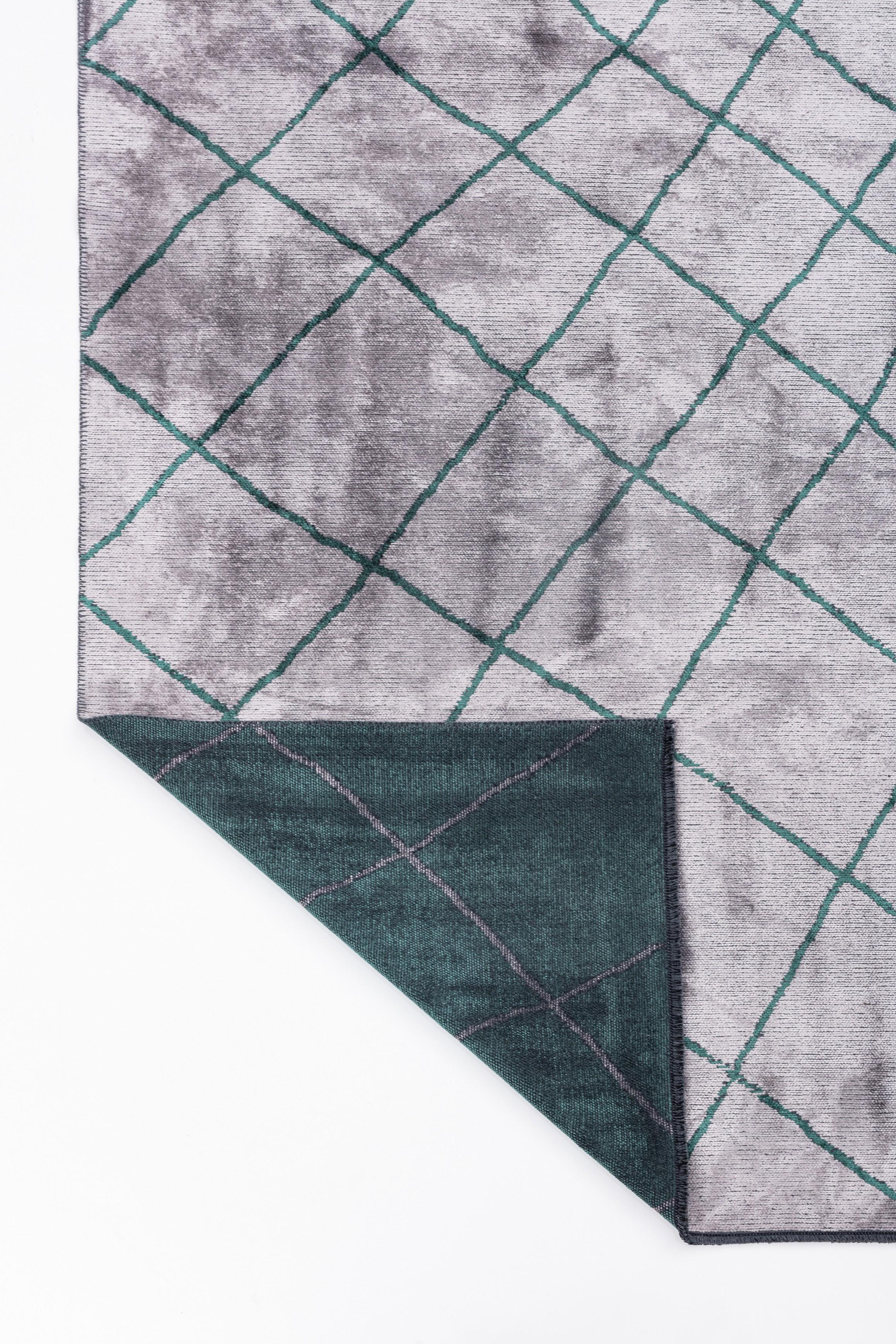 Im Angebot: Moderner marokkanischer Luxus-Teppichboden,  (Grün) 3