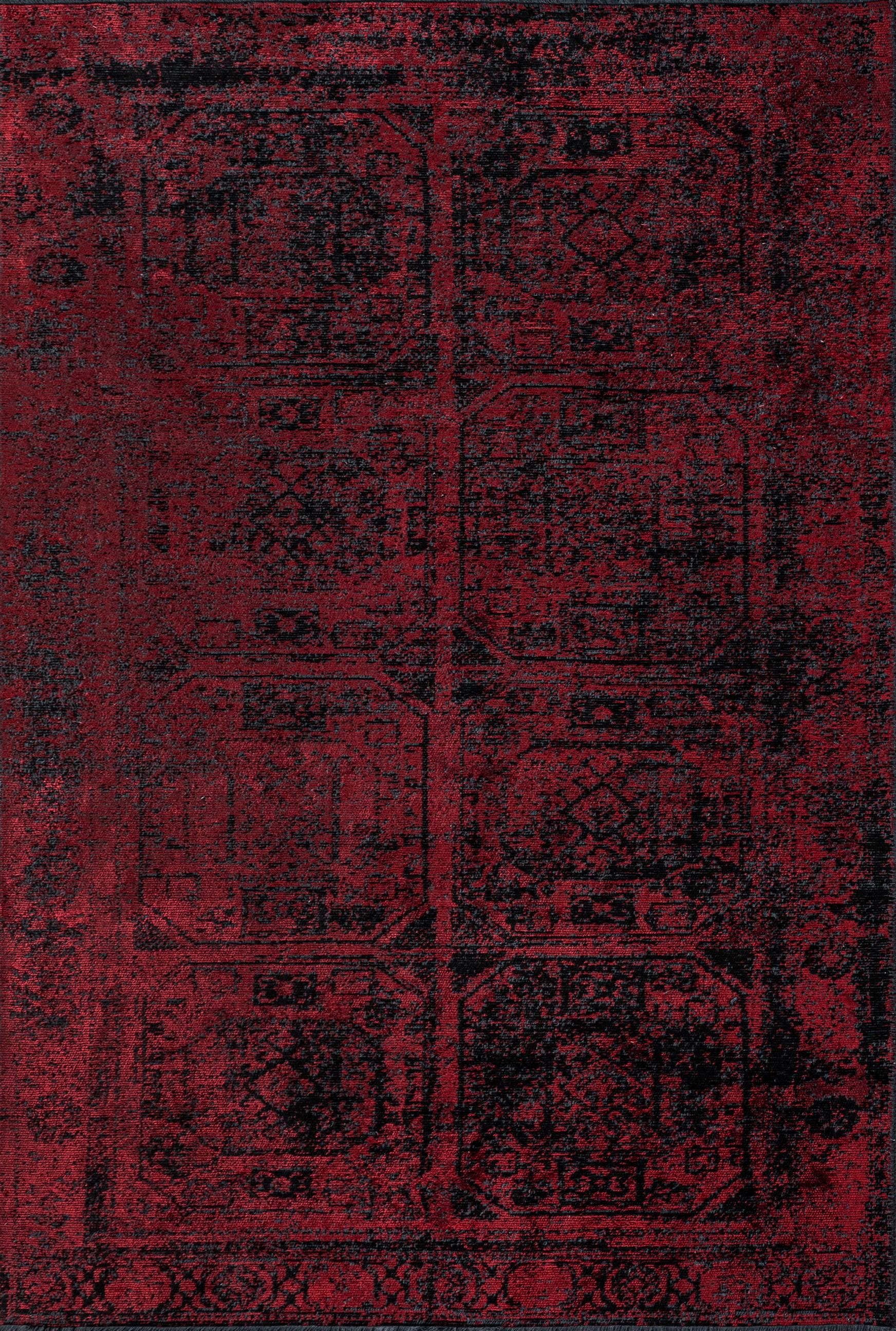 Im Angebot: Modern  Oriental Luxury Area Rug,  (Rot)