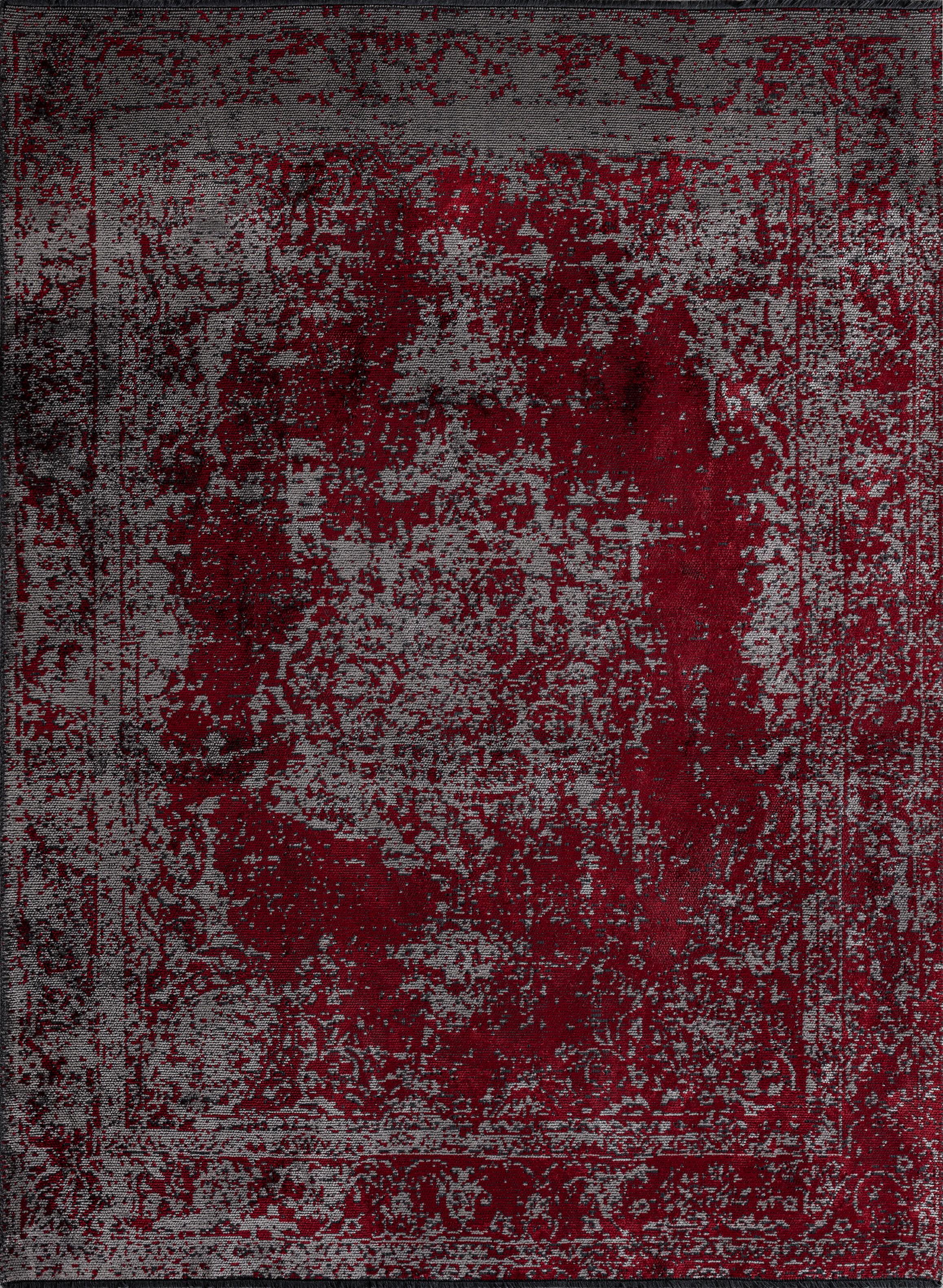 Im Angebot: Modern  Oriental Luxury Area Rug,  (Rot)