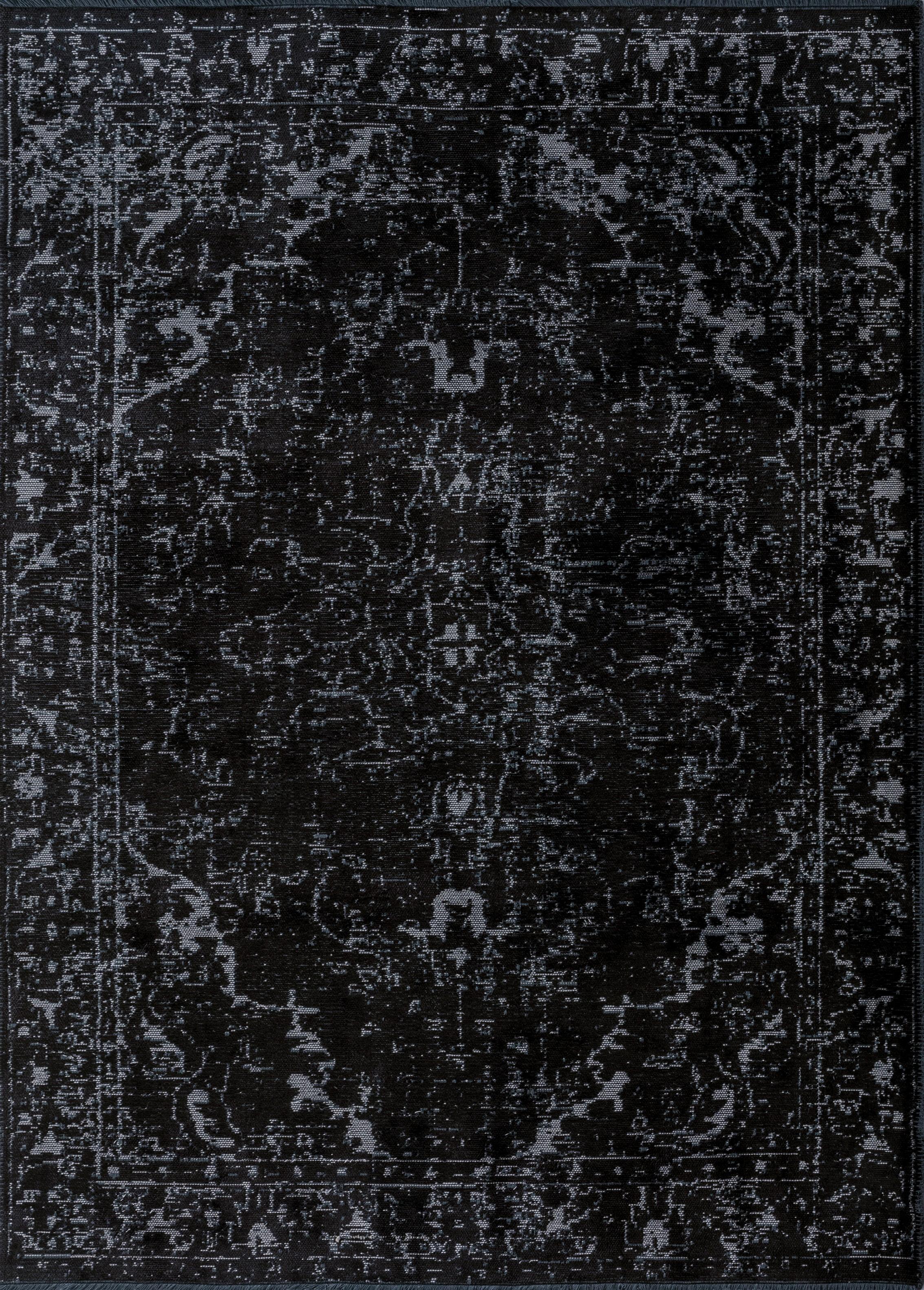 For Sale:  (Black) Traditional Oriental Luxury Area Rug