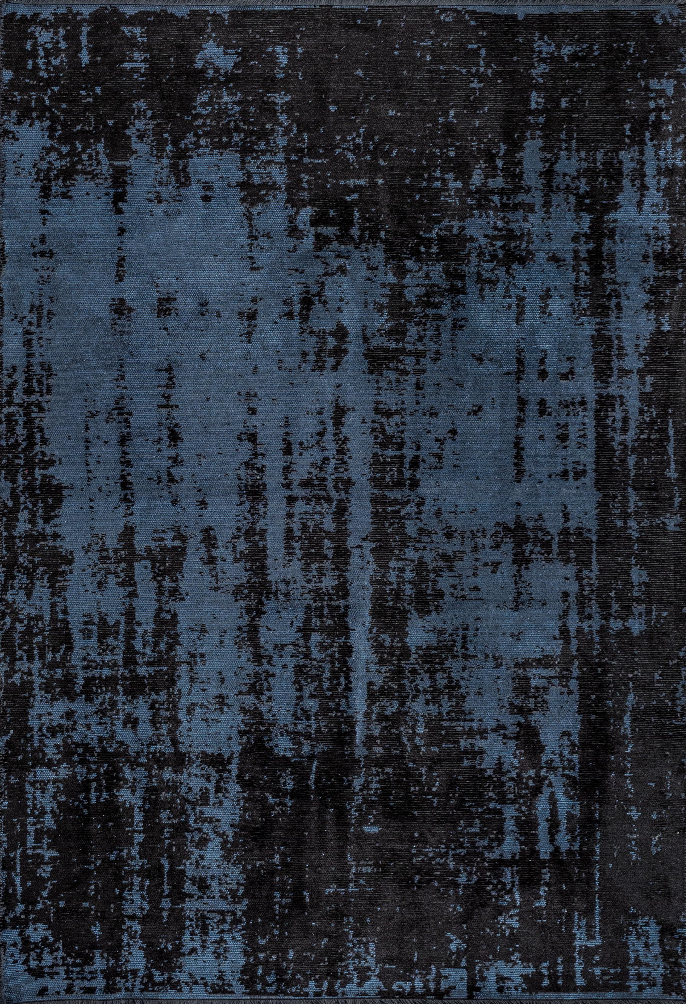 For Sale:  (Black) Modern Abstract Luxury Hand-Finished Area Rug