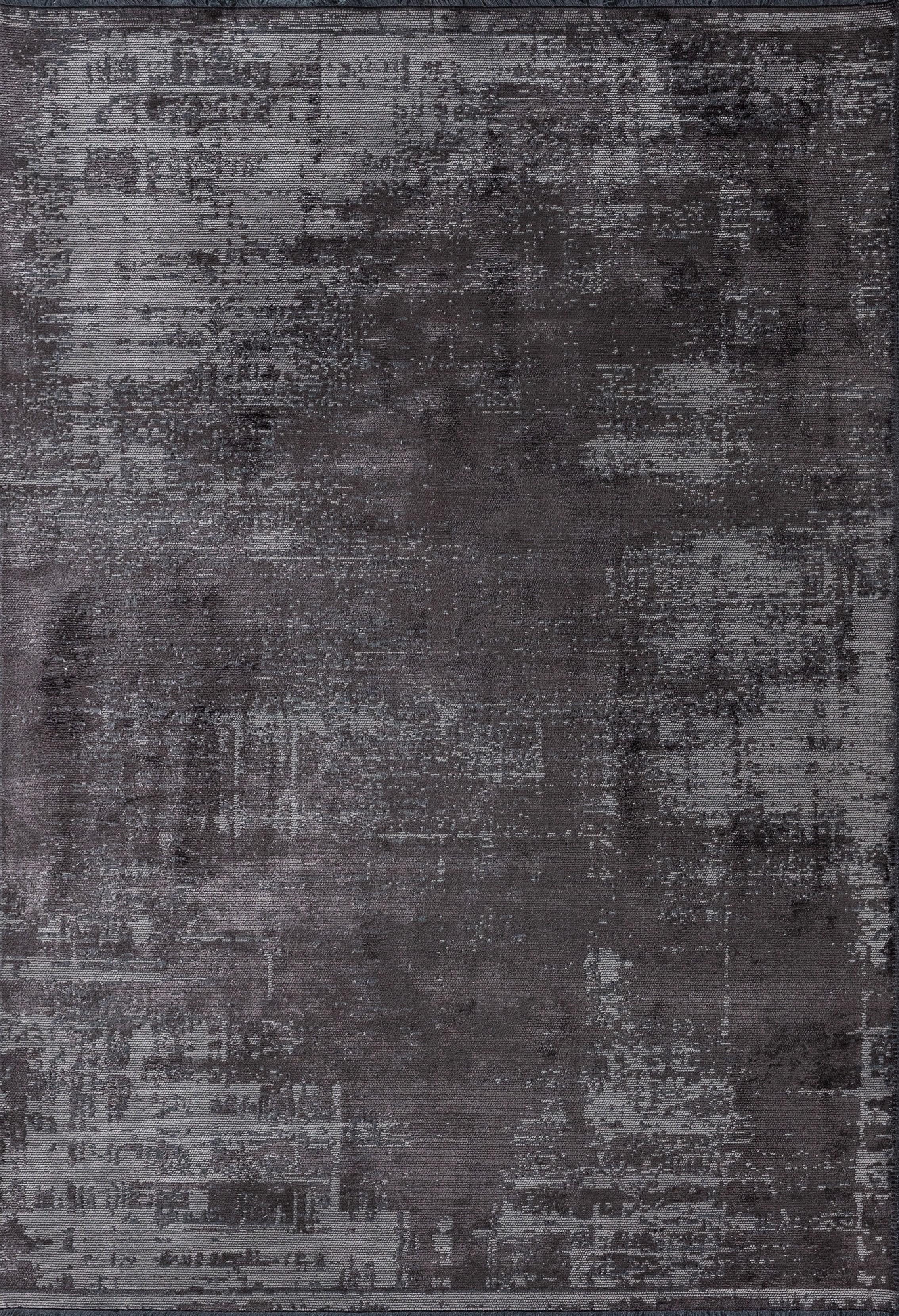 For Sale:  (Gray) Modern Abstract Luxury Hand-Finished Area Rug