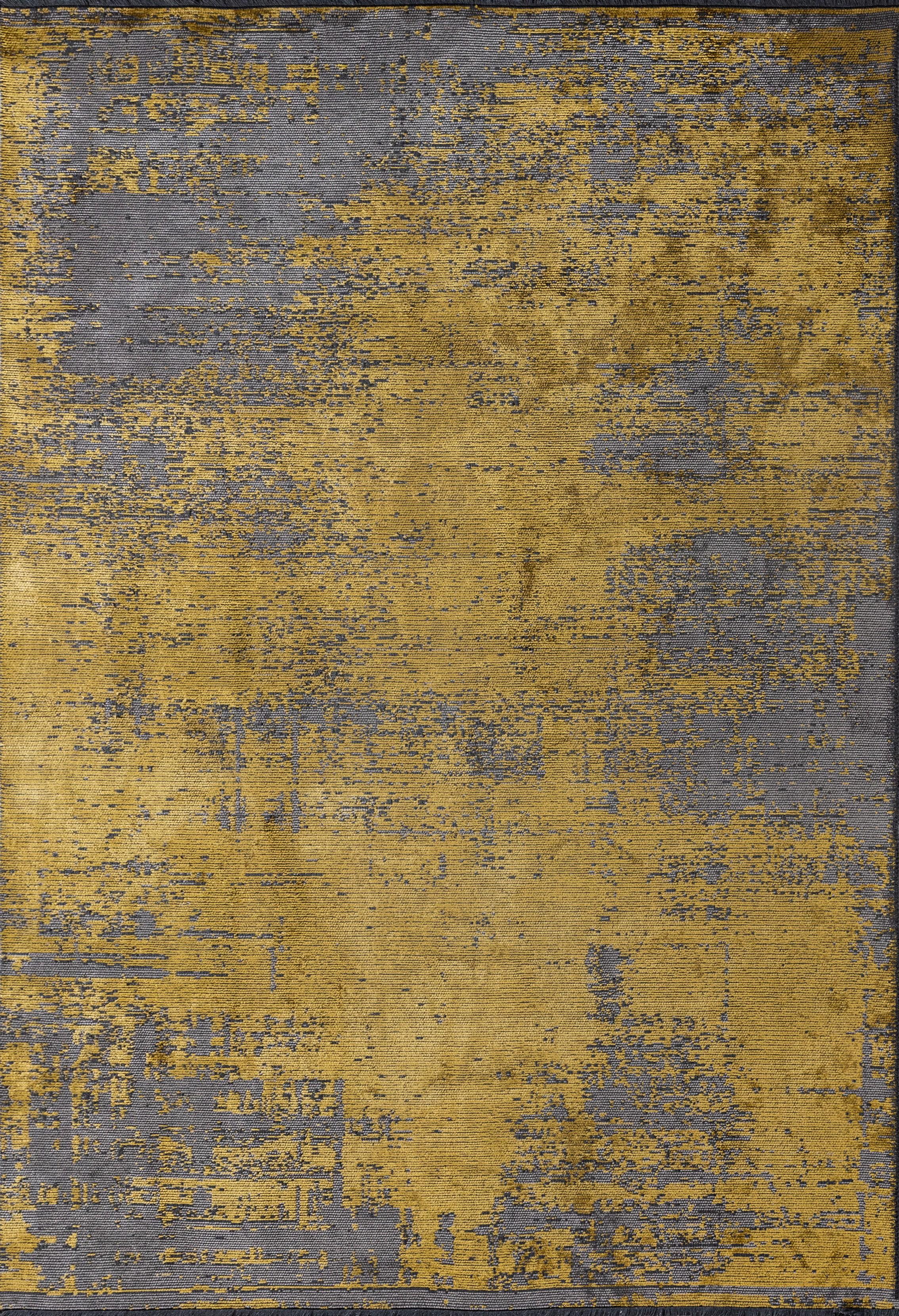 For Sale:  (Gray) Modern Abstract Luxury Hand-Finished Area Rug