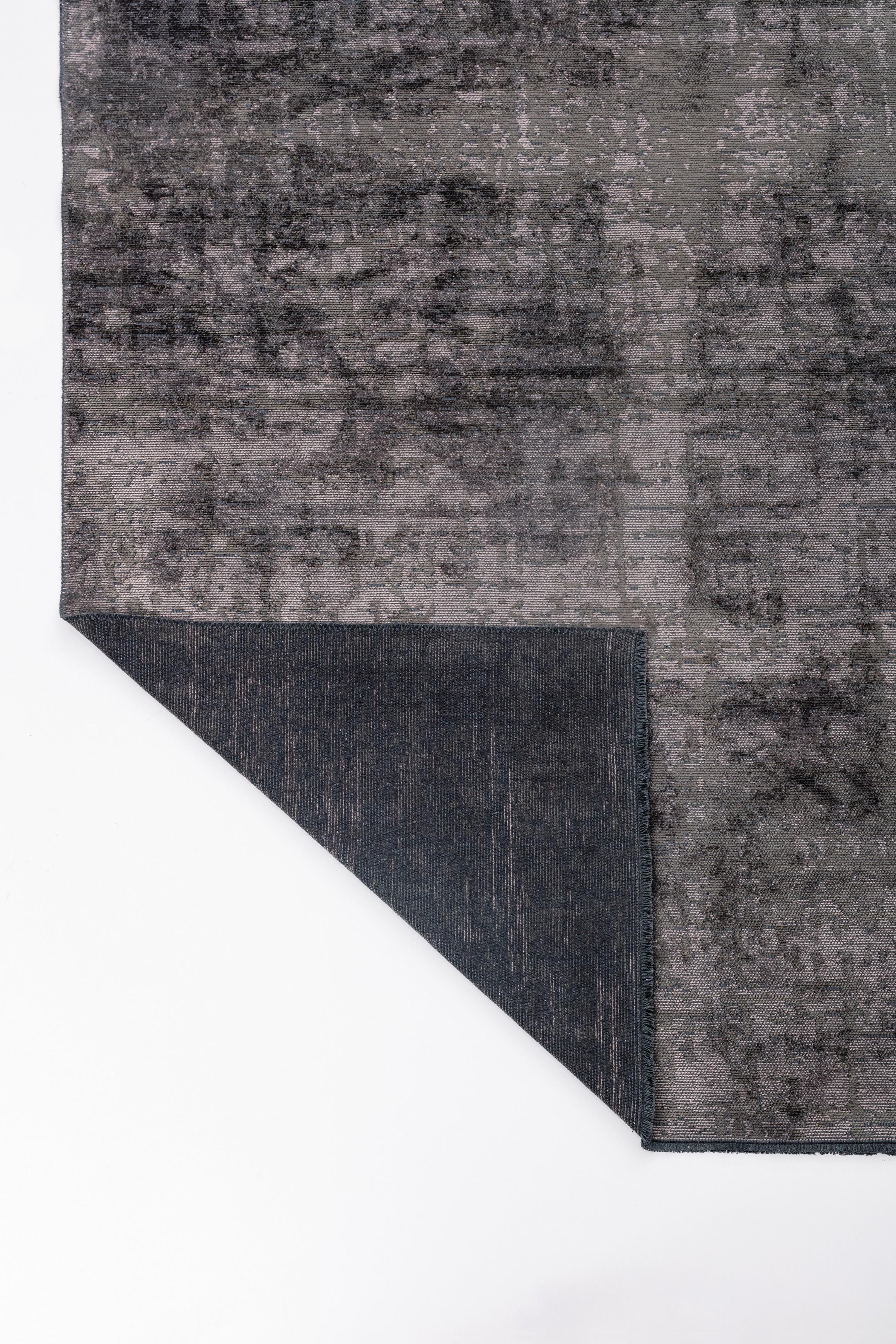 For Sale:  (Gray) Modern  Abstract Luxury Hand-Finished Area Rug 3