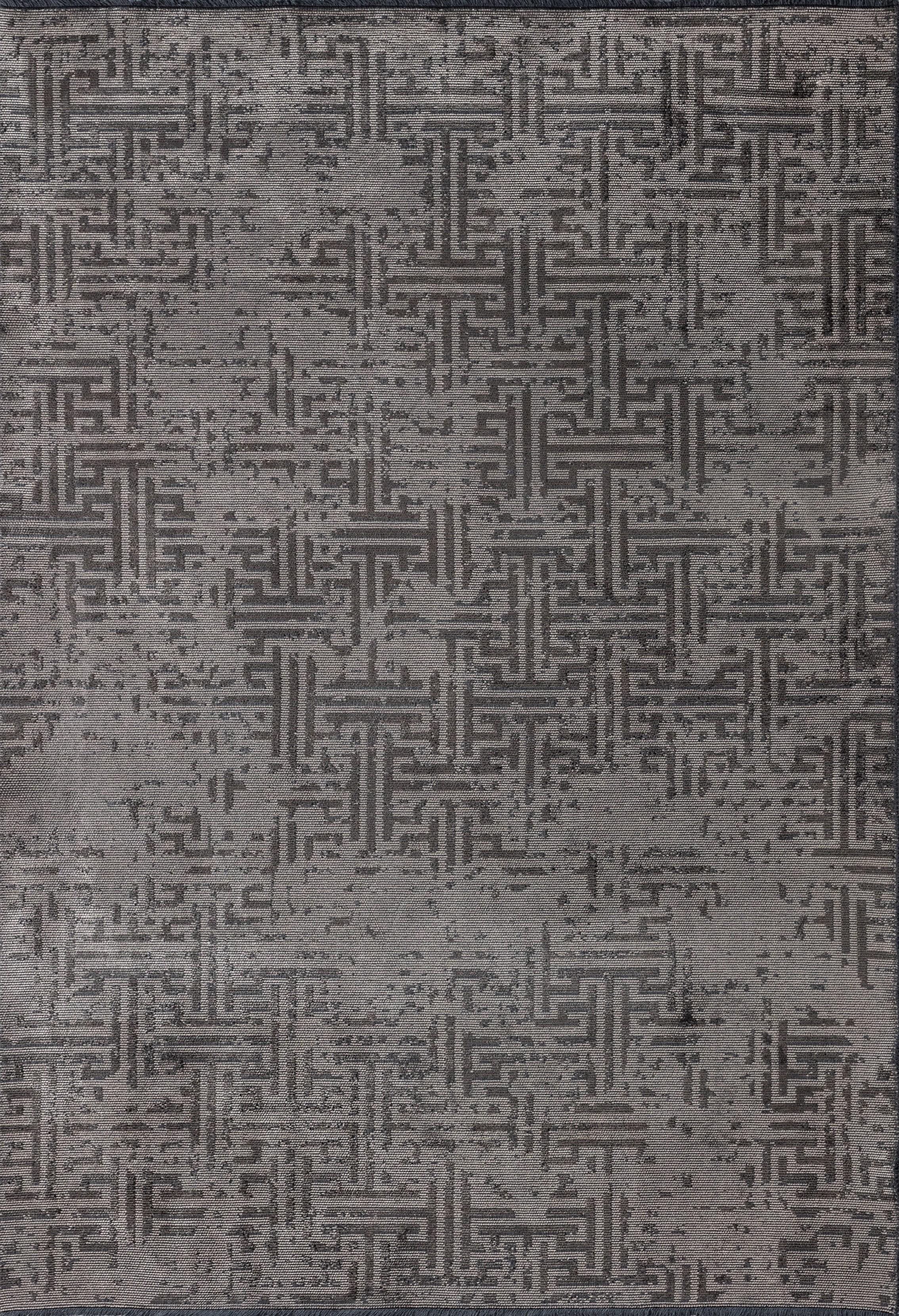 For Sale:  (Gray) Modern Camouflage Luxury Hand-Finished Area Rug