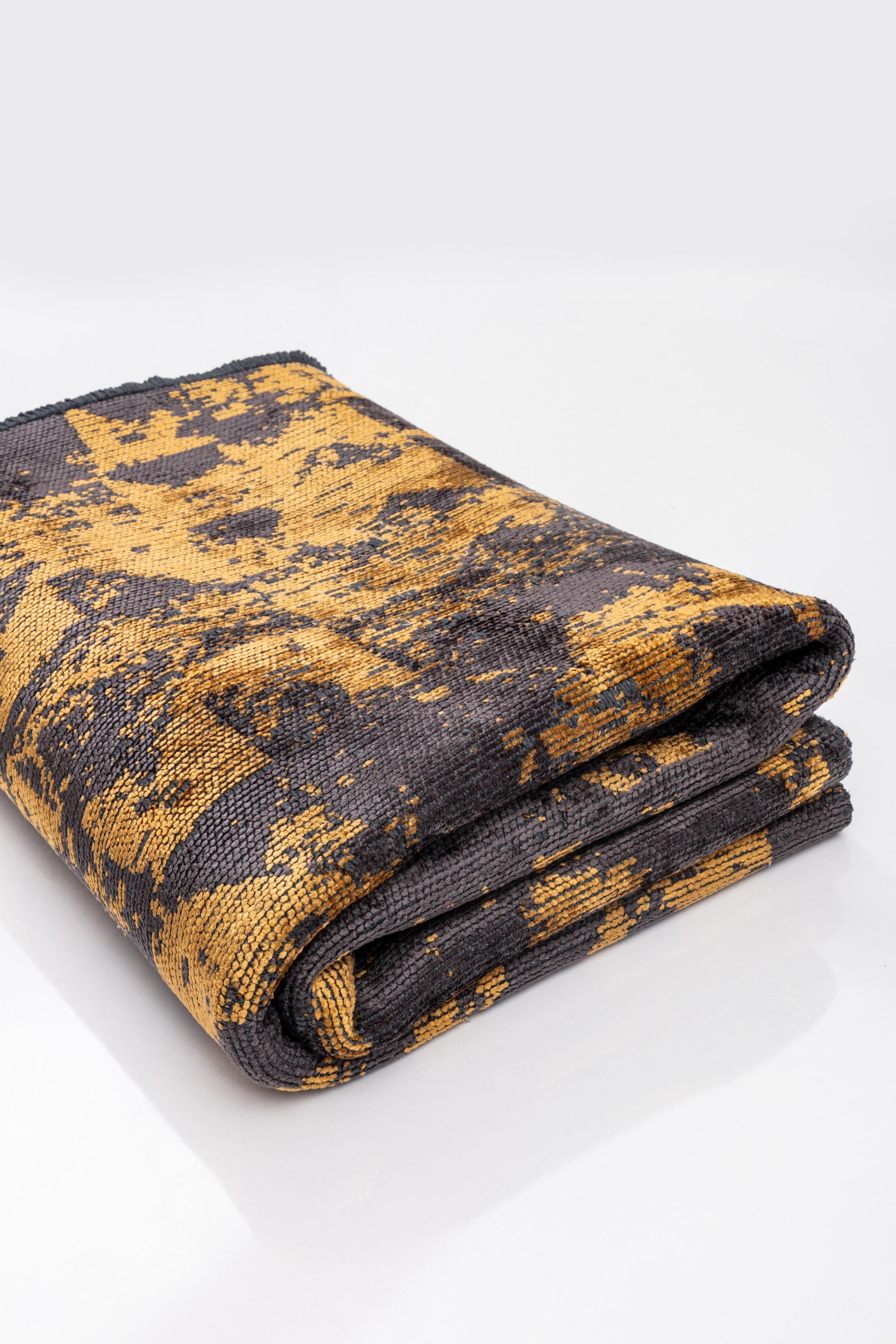 En vente :  (Orange) The Moderns MODERNITY Tapis de sol de luxe fini à la main 4