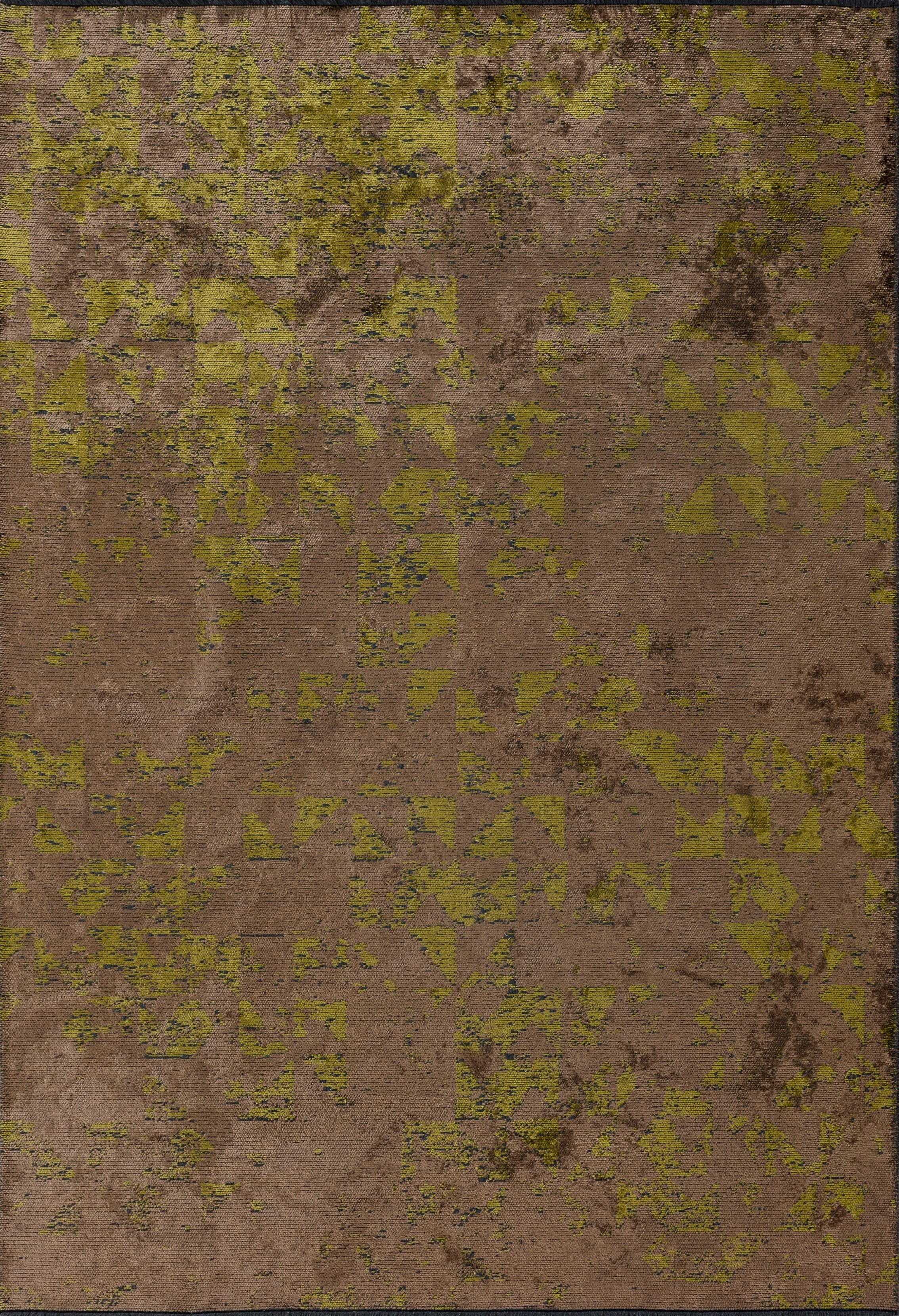 For Sale:  (Brown) Modern Camouflage Luxury Hand-Finished Area Rug