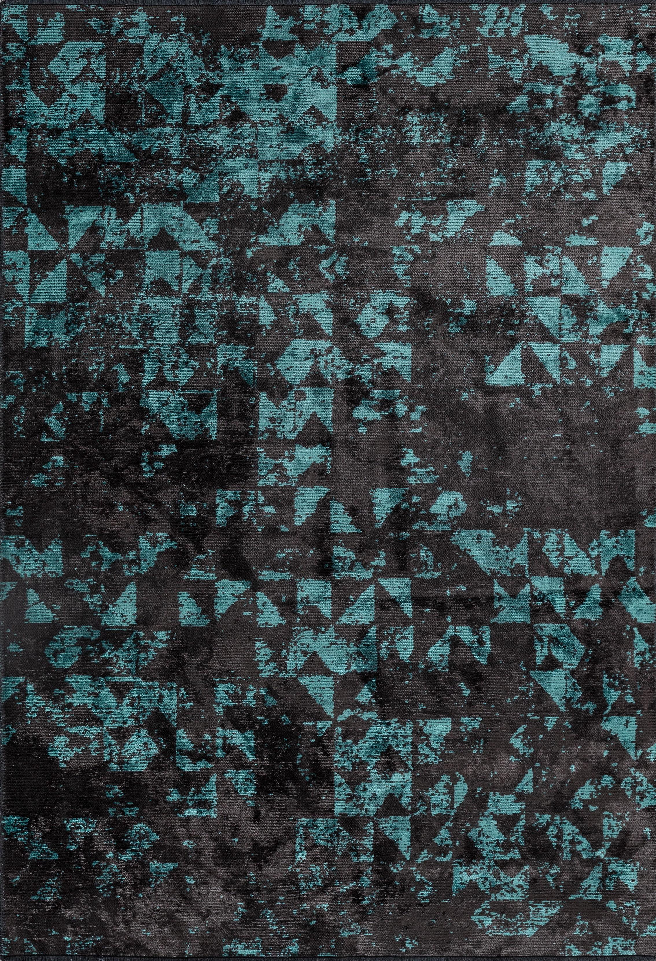 For Sale:  (Gray) Modern  Camouflage Luxury Hand-Finished Area Rug