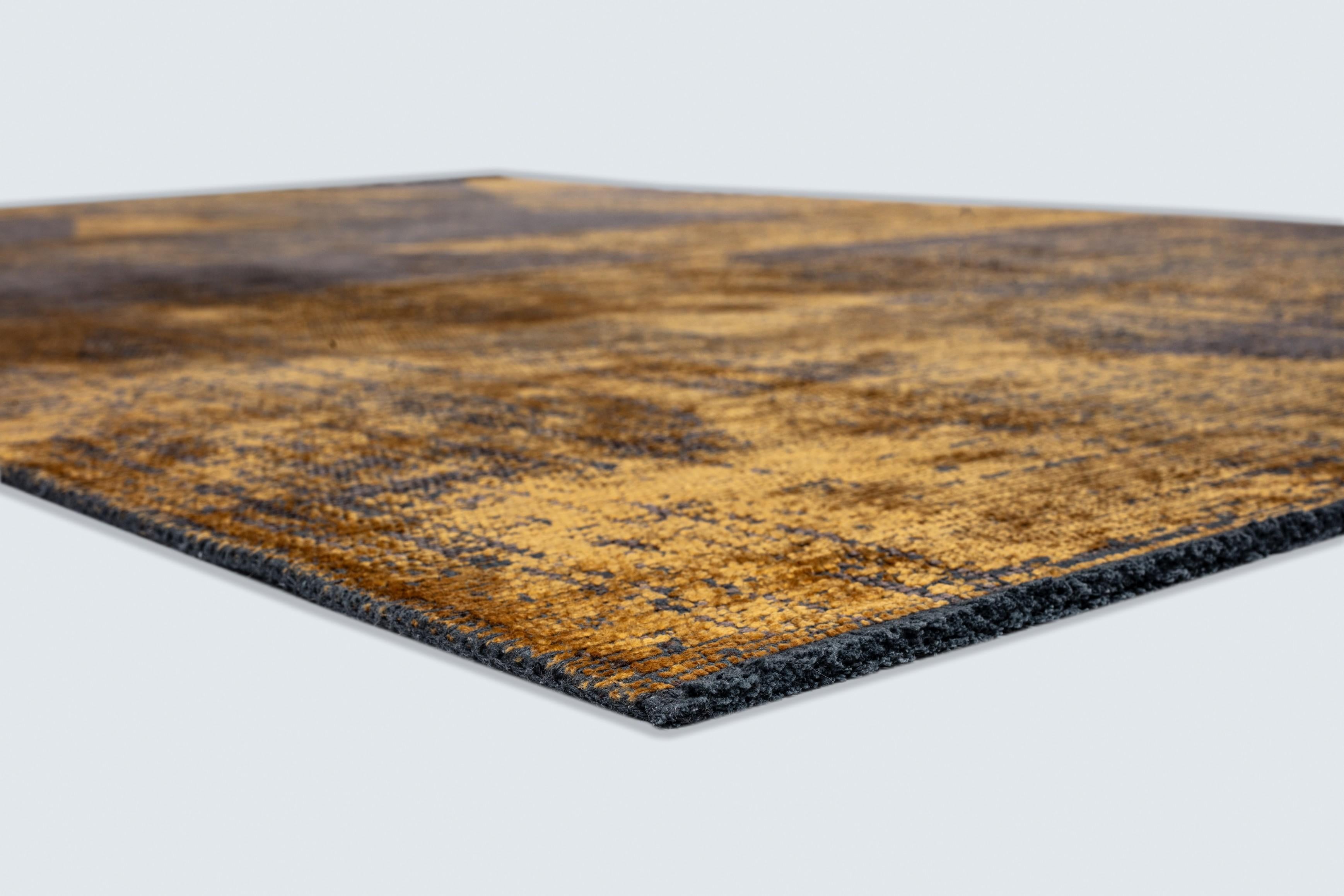 Im Angebot: Moderner abstrakter Luxus-Teppichboden,  (Braun) 4