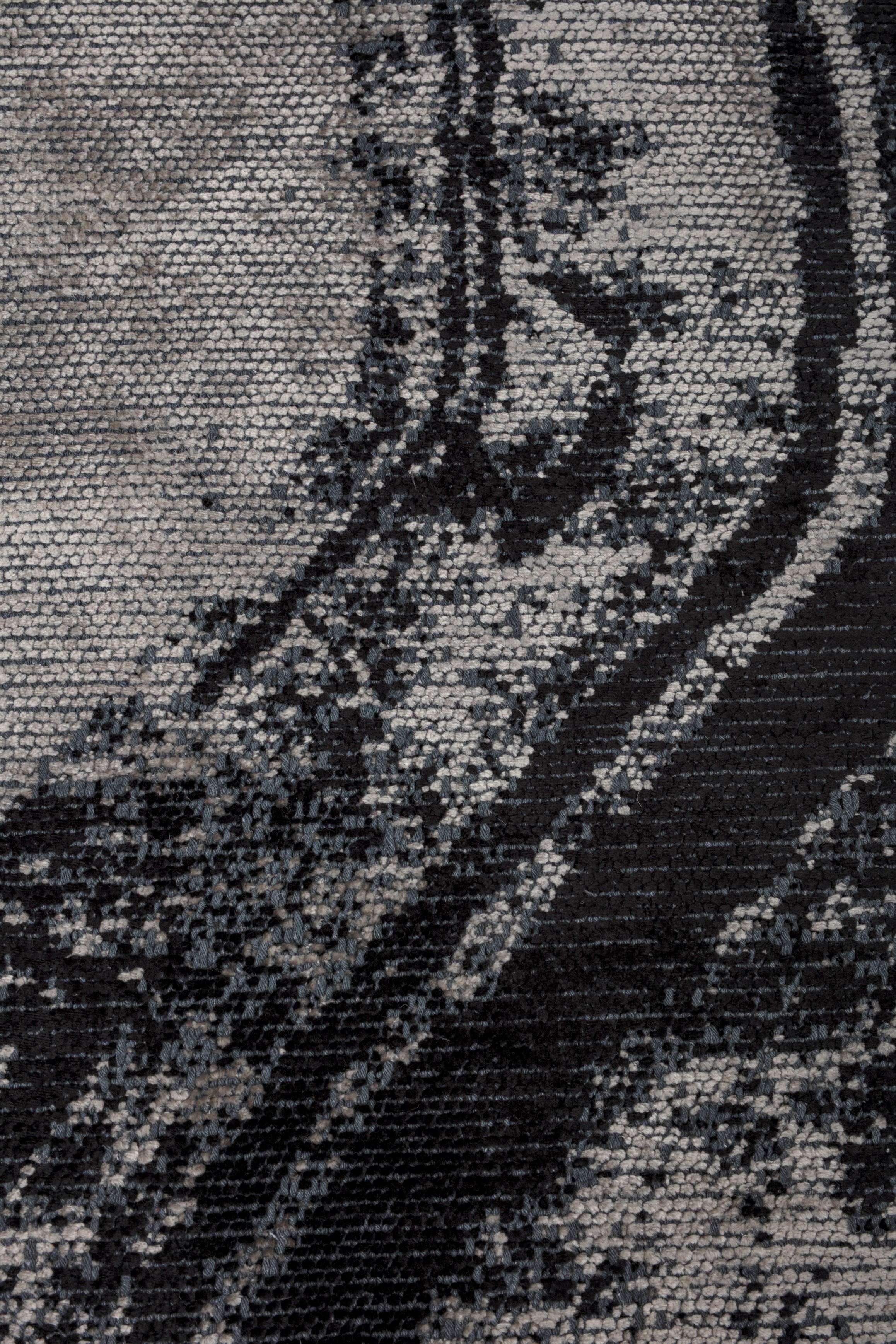 En vente :  (Gris) Tapis de luxe abstrait moderne 5