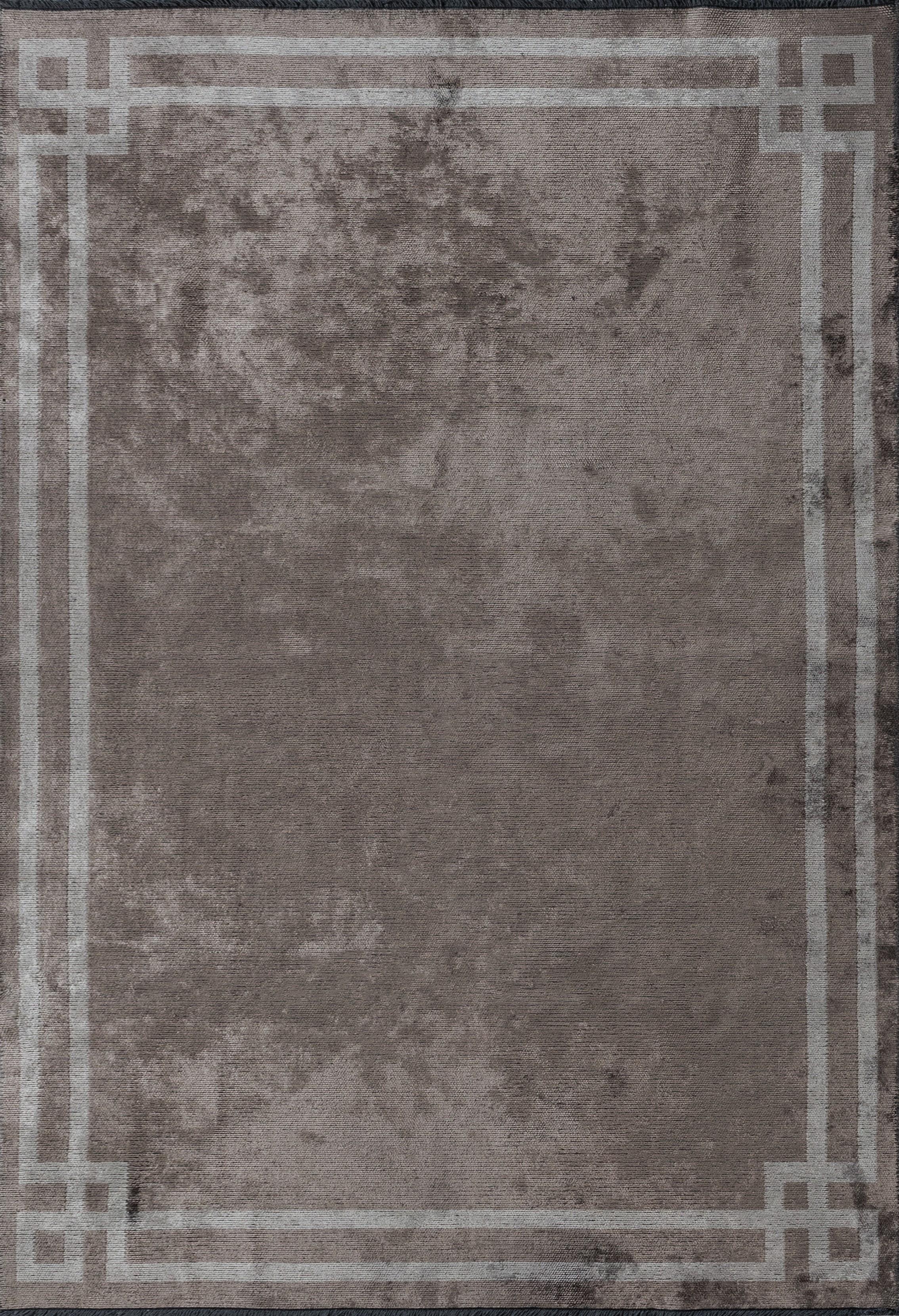 For Sale:  (Gray) Modern No Pattern Solid Color Luxury Area Rug