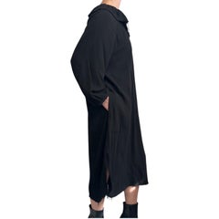 Raquel Allegra Harlequin Peasant Dress size 0 Black Handmade Ruffle Tie Neck