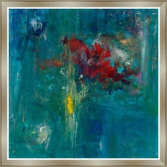 Raquel Sanchez, Anemones (flowers), 2017 oil on canvas   125 x 125 cm 49 x 49 in