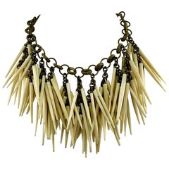 Raquel Welch Estate Personal Ashley Pittman Tribal Necklace Fringe Guaranteed