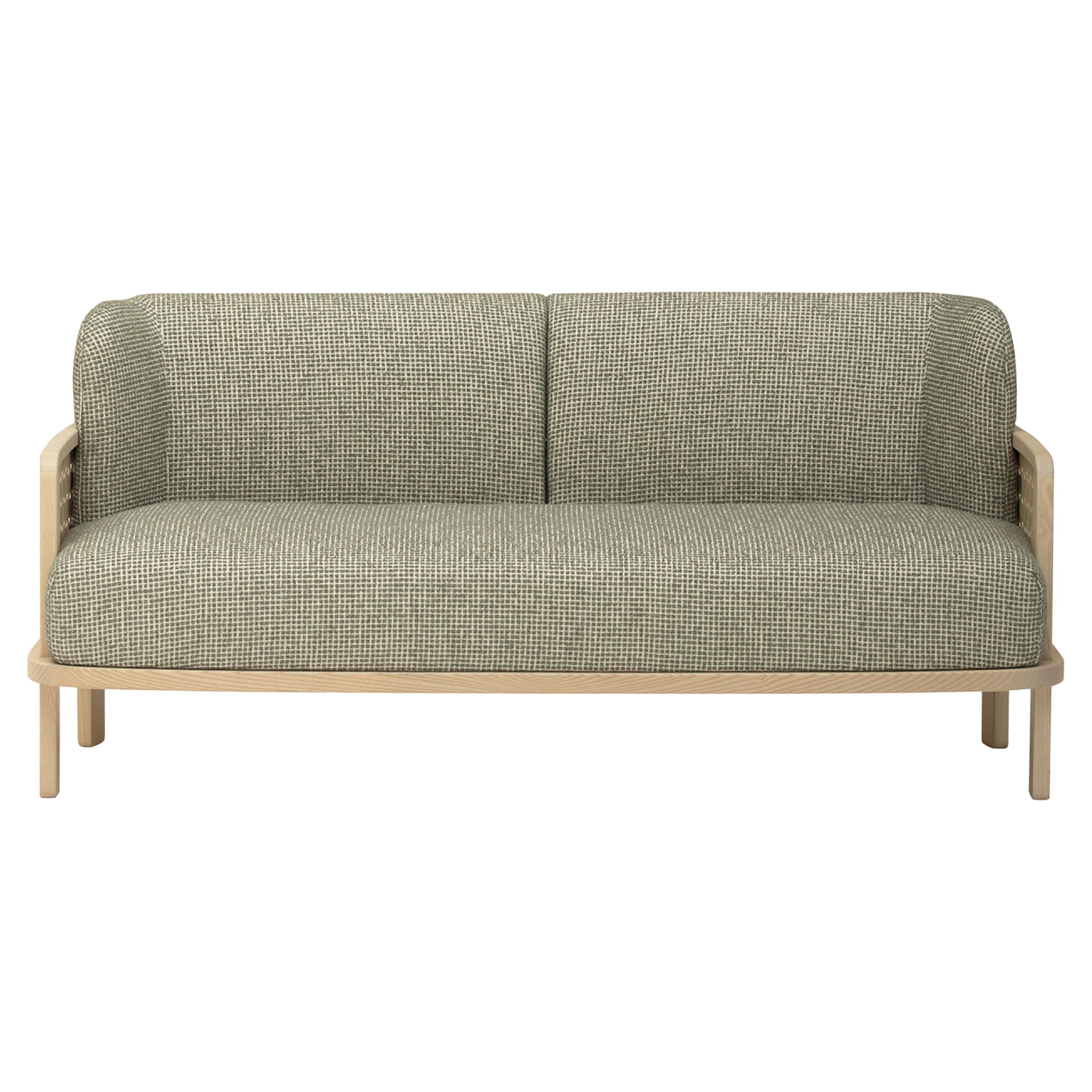 Raquette 181 Green Sofa by Cristina Celestino For Sale