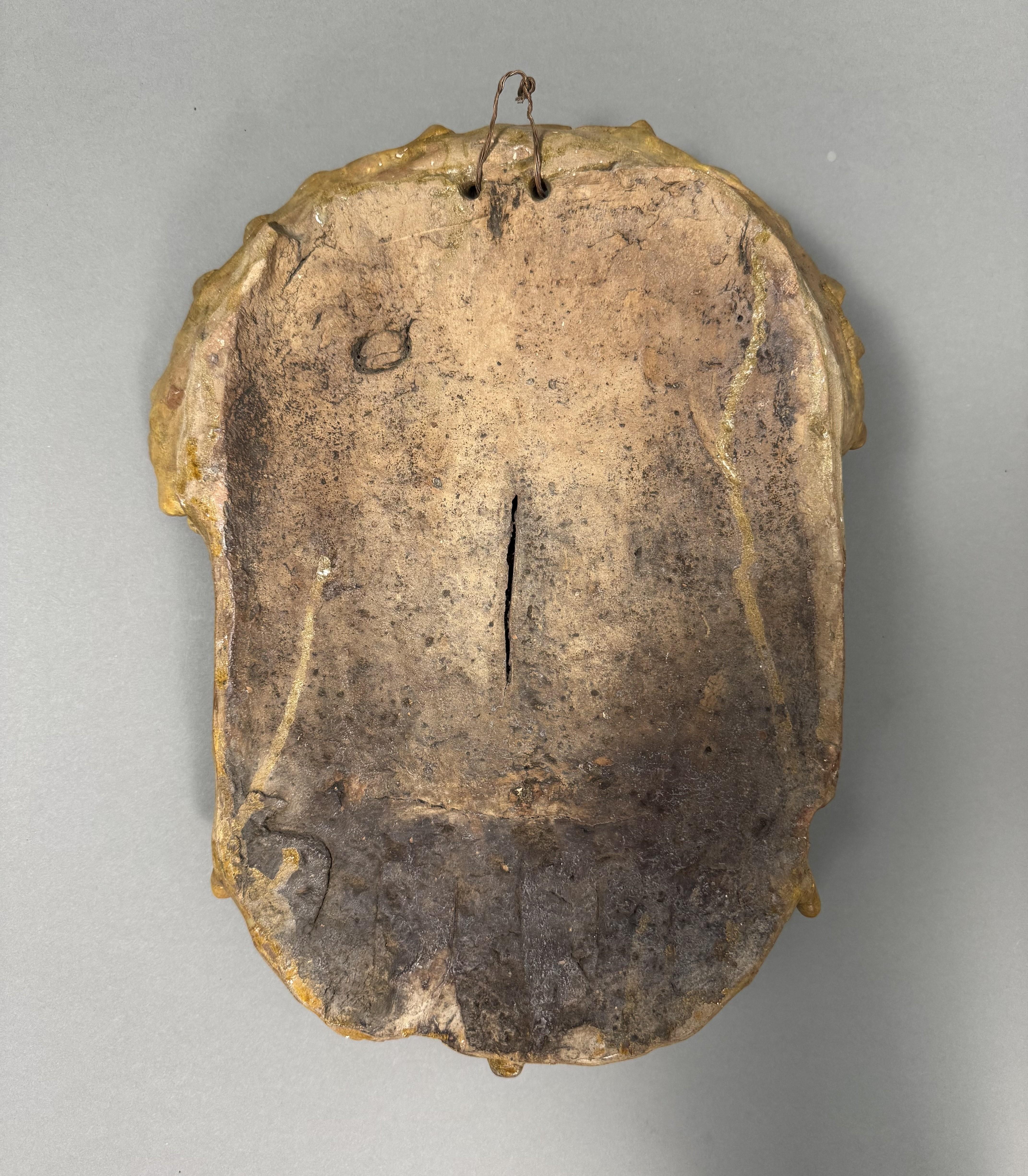 Rara acquasantiera ispano-moresca in terracotta - XVIII secolo en vente 6