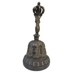 Rare Tibetan Ritual Bell (Ghanta/Drilbu) Large Size