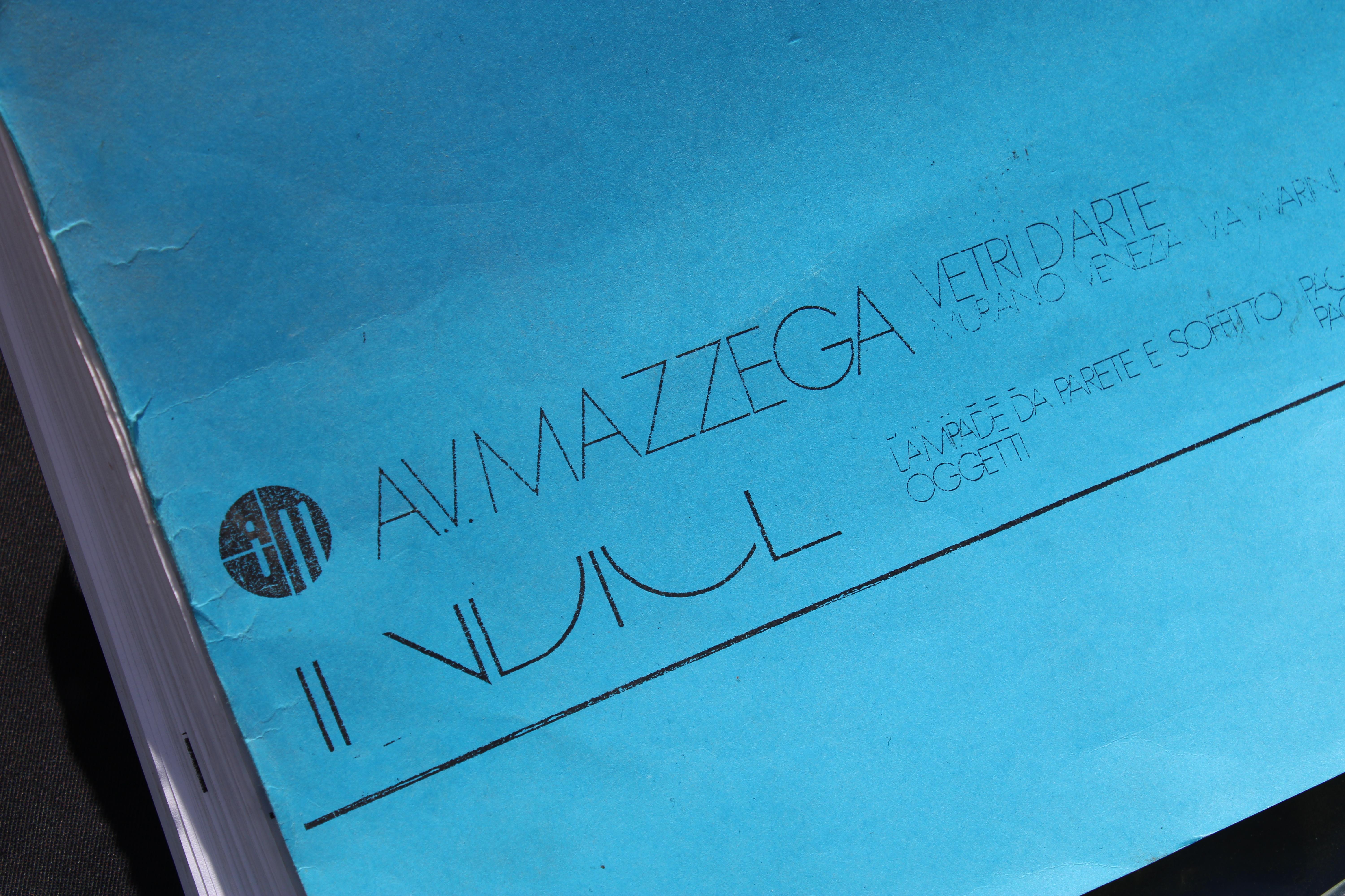 Seltenes Paar von Applique Carlo nason für Mazzega veröffentlicht Buch Vetri D'arte im Angebot 6