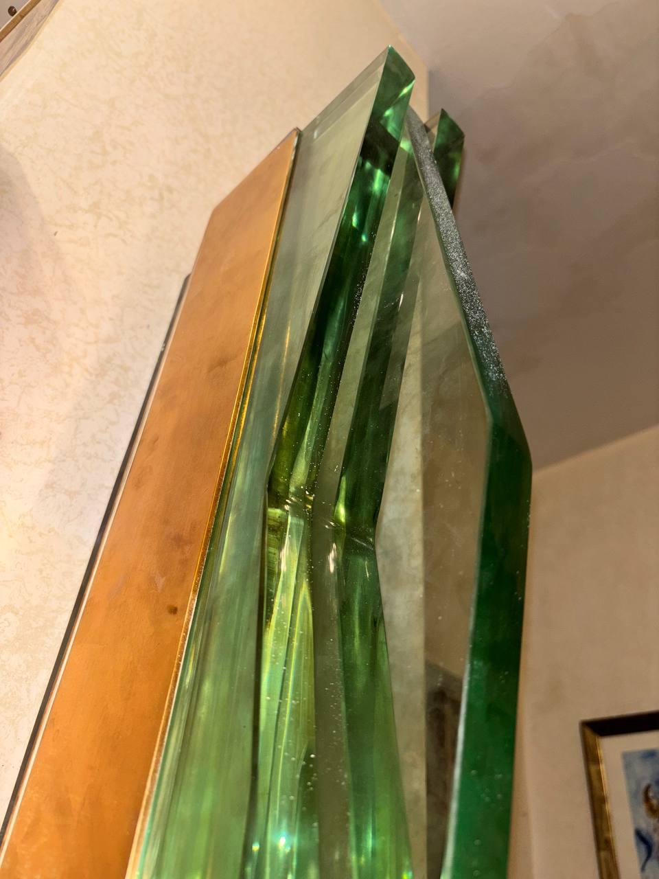 Seltenes Paar italienischer Wandleuchter von Max Ingrand für Fontana Arte Modell 1829. (Moderne der Mitte des Jahrhunderts) im Angebot