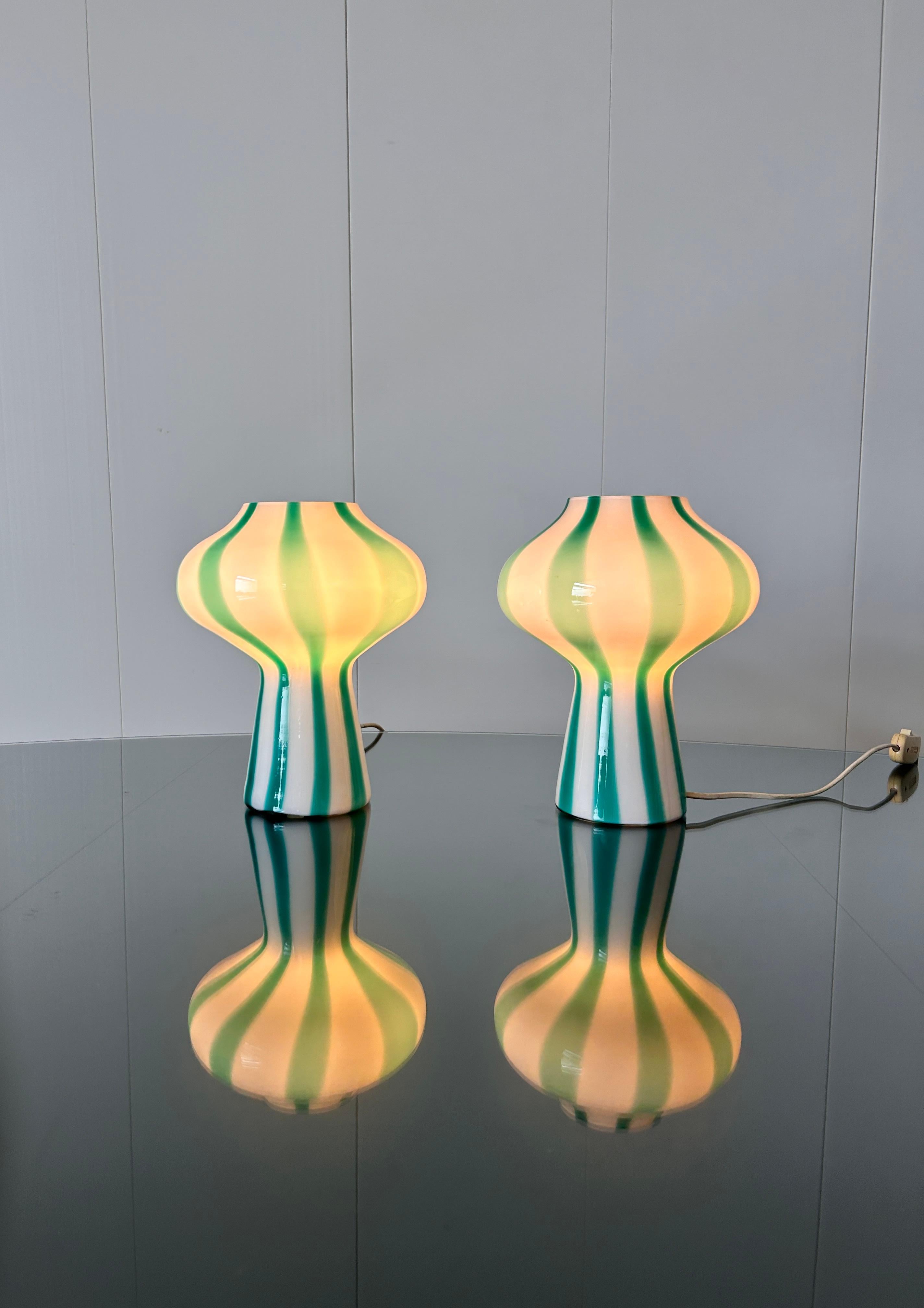 Rara coppia di lampade da tavolo mod. 