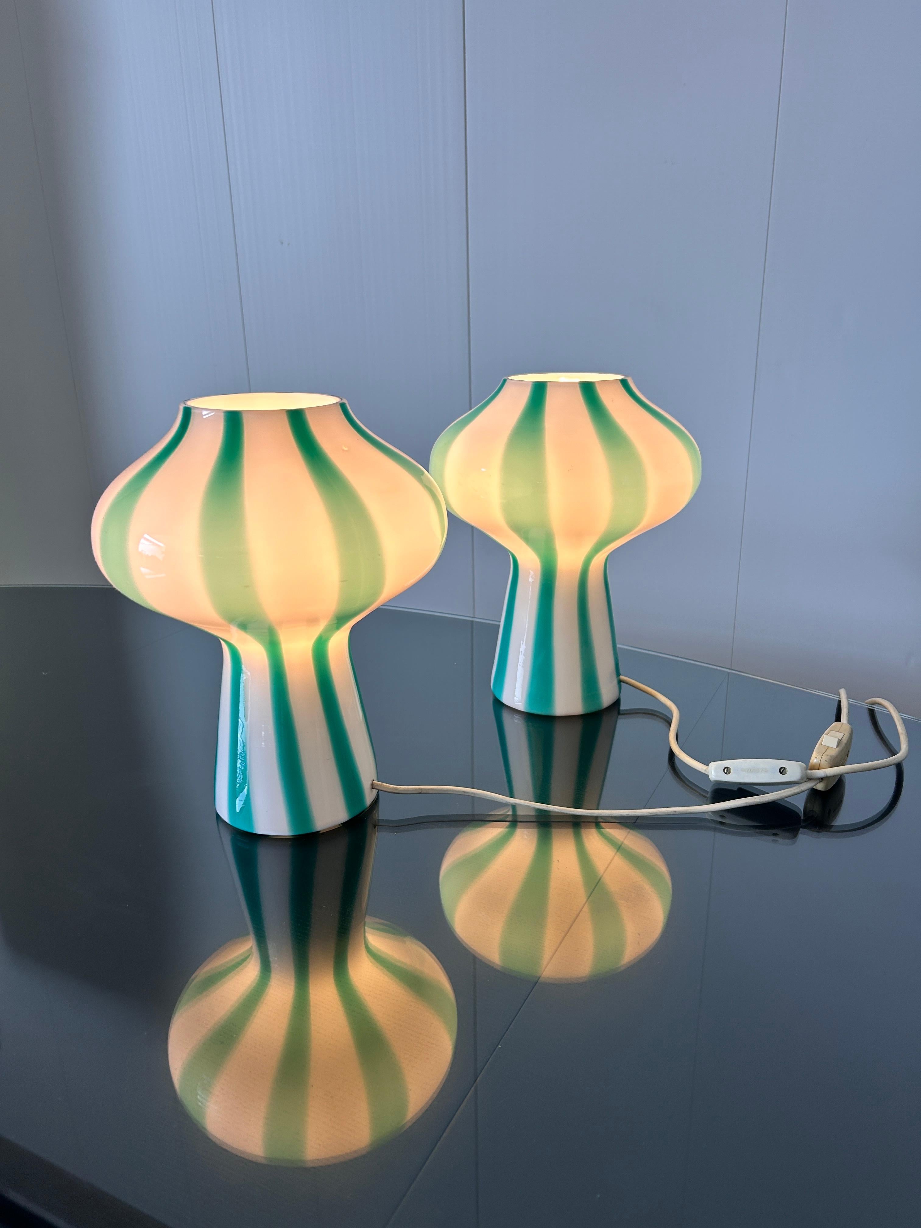 Rara coppia di lampade da tavolo mod. 
