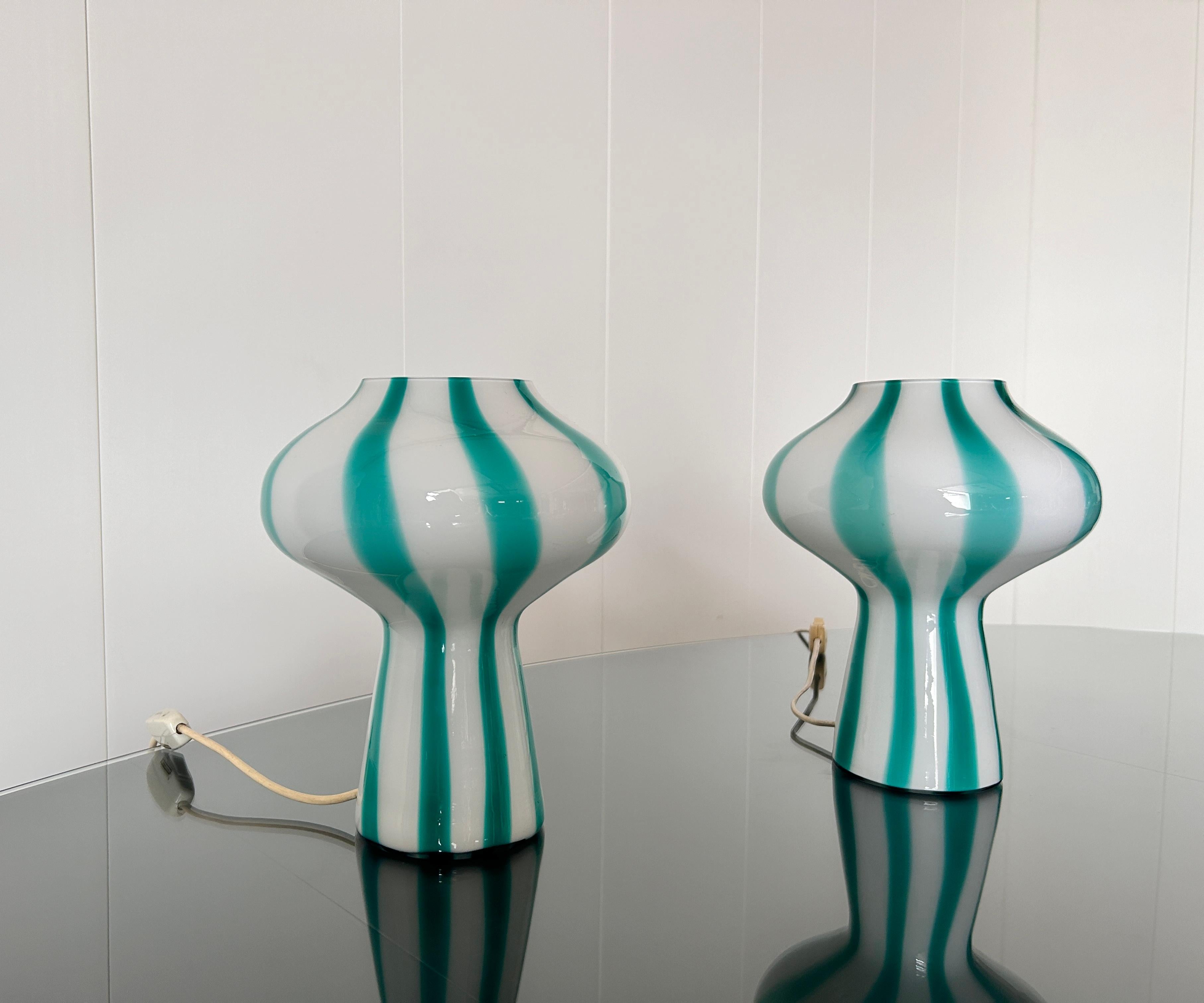 Rara coppia di lampade da tavolo mod. 
