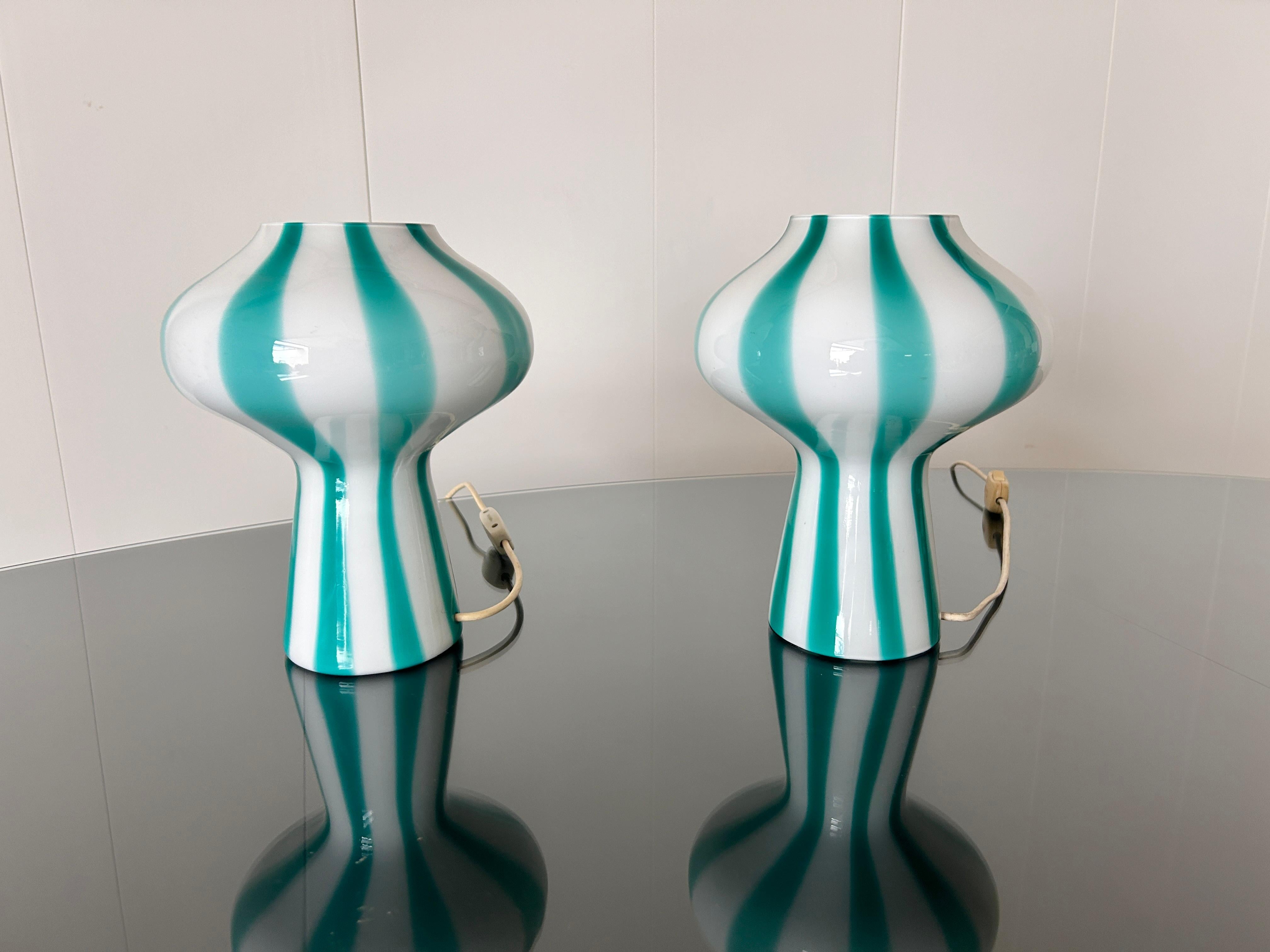 Rara coppia di lampade da tavolo mod. 