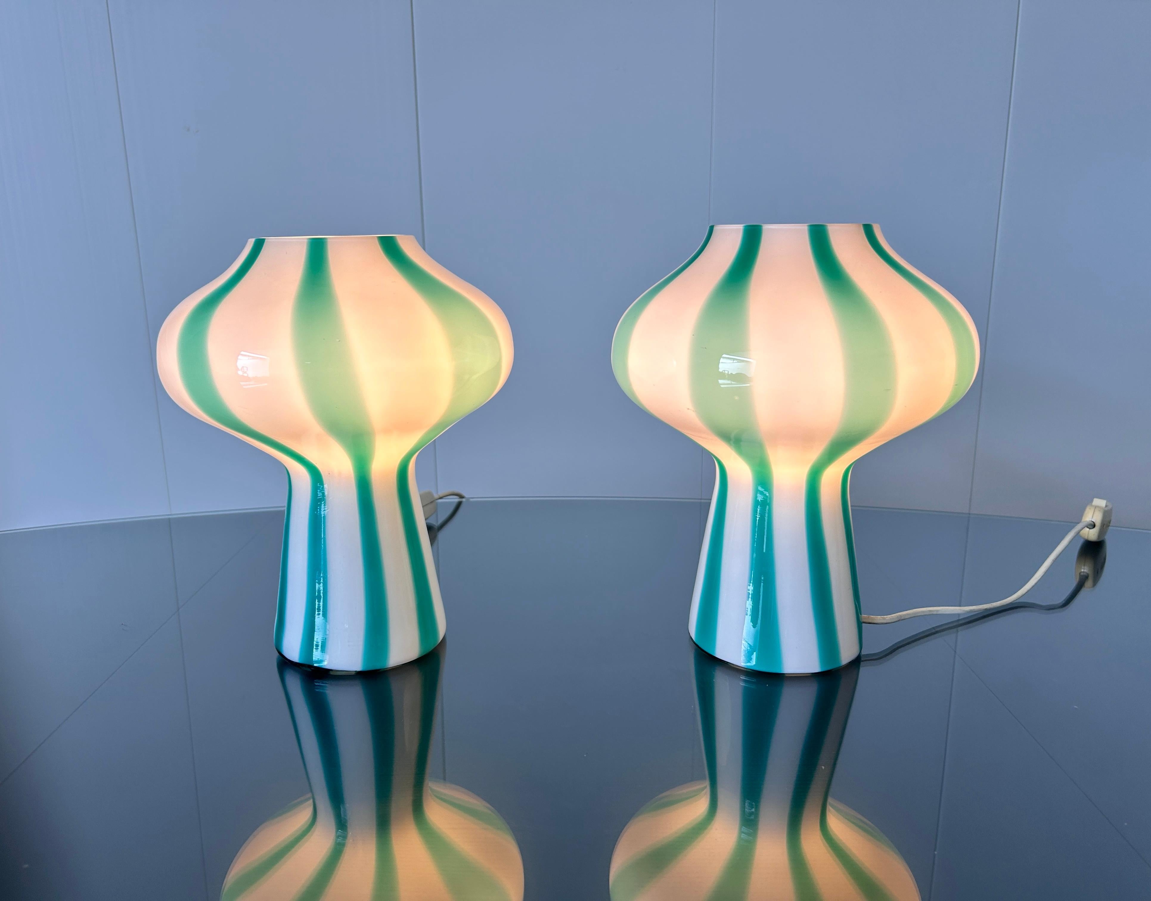 Rara coppia di lampade da tavolo mod. 