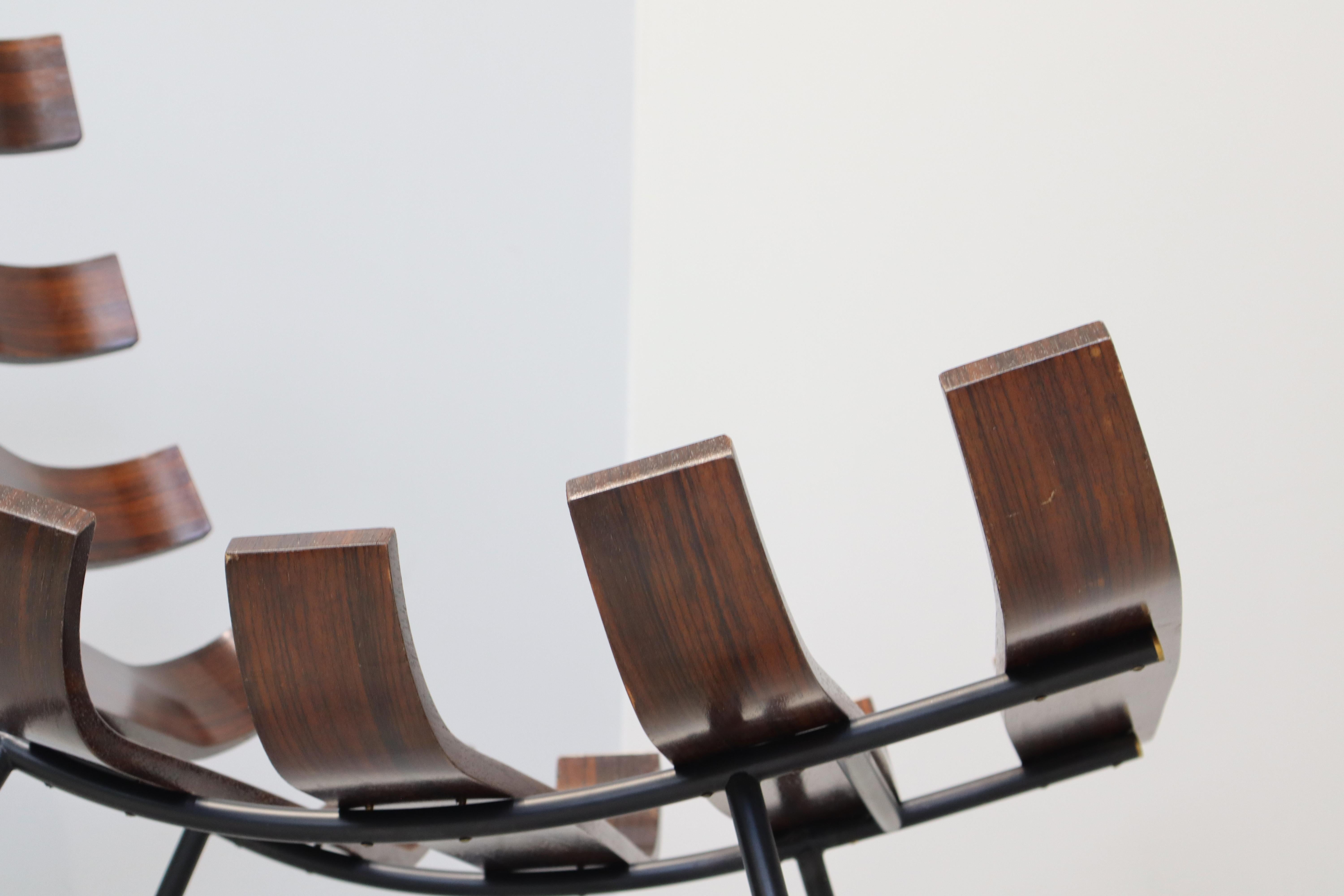 Rara Coppia Di Poltrone designer Martin Eisler and Carlo Hauner Costela For Sale 11