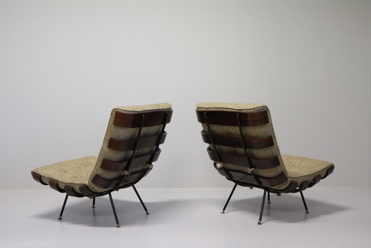 Mid-20th Century Rara Coppia Di Poltrone designer Martin Eisler and Carlo Hauner Costela  For Sale