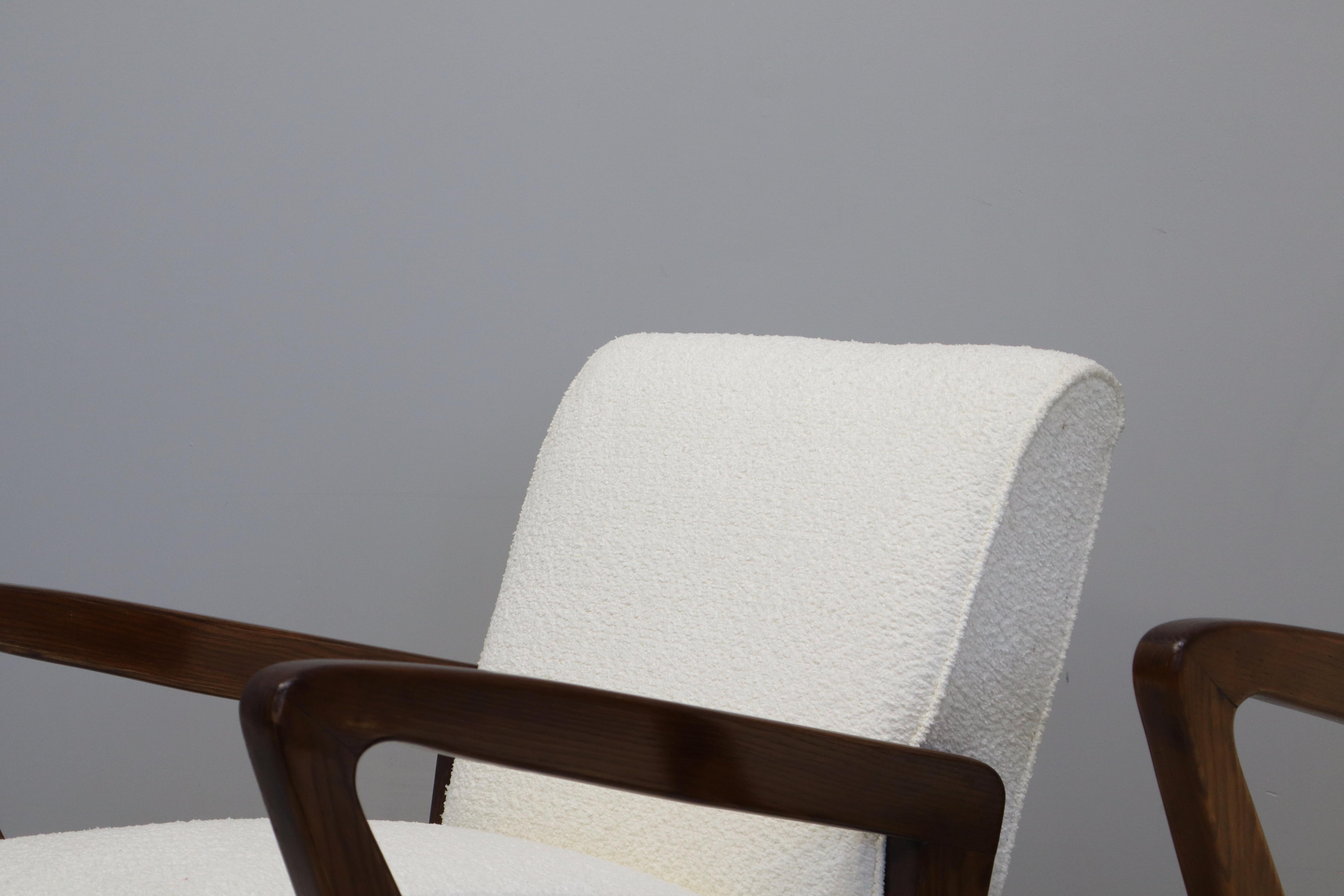 Rara Coppia di Poltrone Disegnate da Gio Ponti 1950 Italia For Sale 1