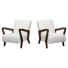 Rara Coppia di Poltrone Disegnate da Gio Ponti 1950 Italia