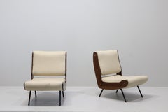 Rara Coppia di Poltrone Gianfranco Frattini 836, Cassina, Italia, anni 50