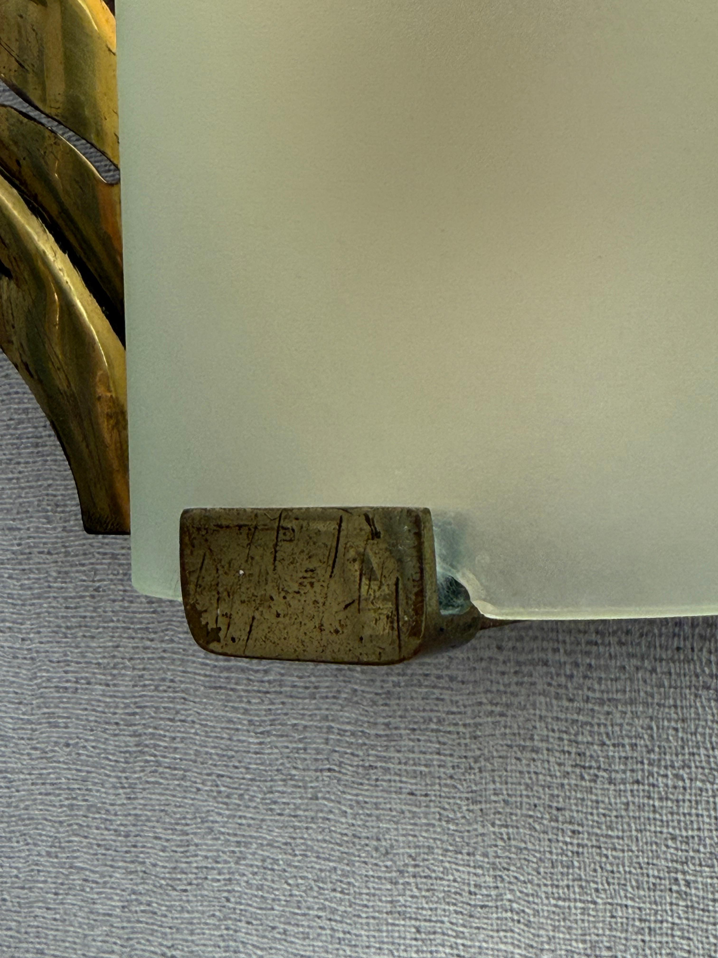 Rara Lampada da parete Pietro Chiesa per Fontana Arte 1935 in vendita 9