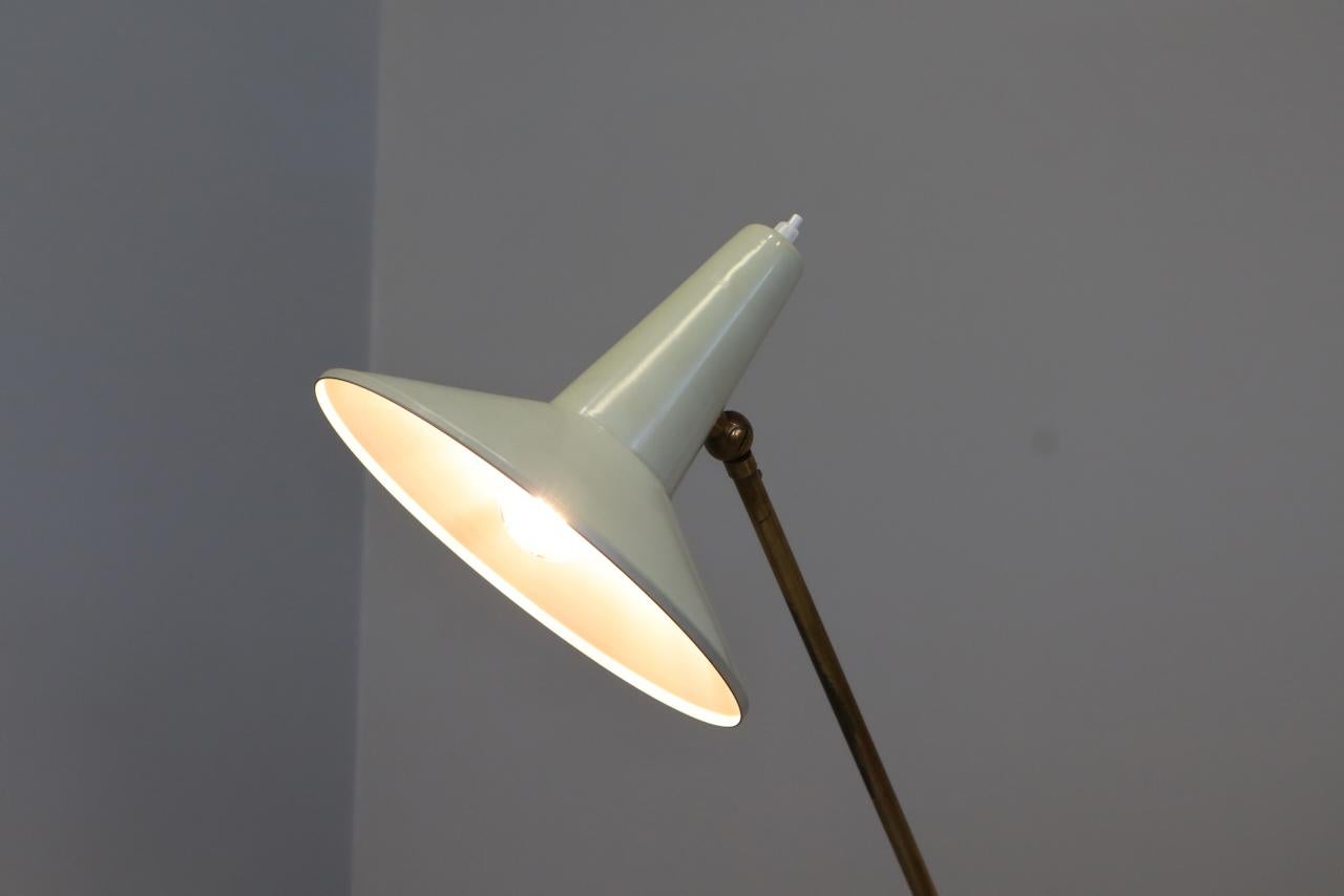 Seltene verstellbare Stehlampe von Stilnovo Italia aus den 1950er Jahren, markiert im Angebot 7
