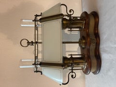 Rare lampe anglaise de style vintage des années 1950